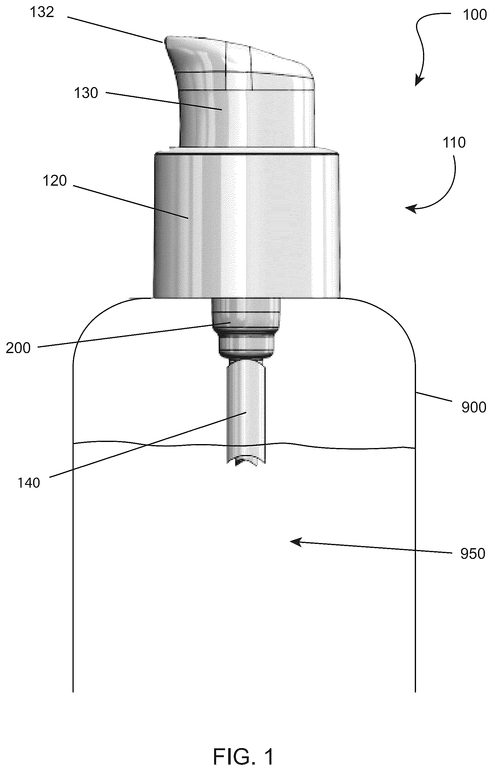 Patent US12376710 Figure 1 – Dose adjustable dispensing system and methods of using and assembling the same