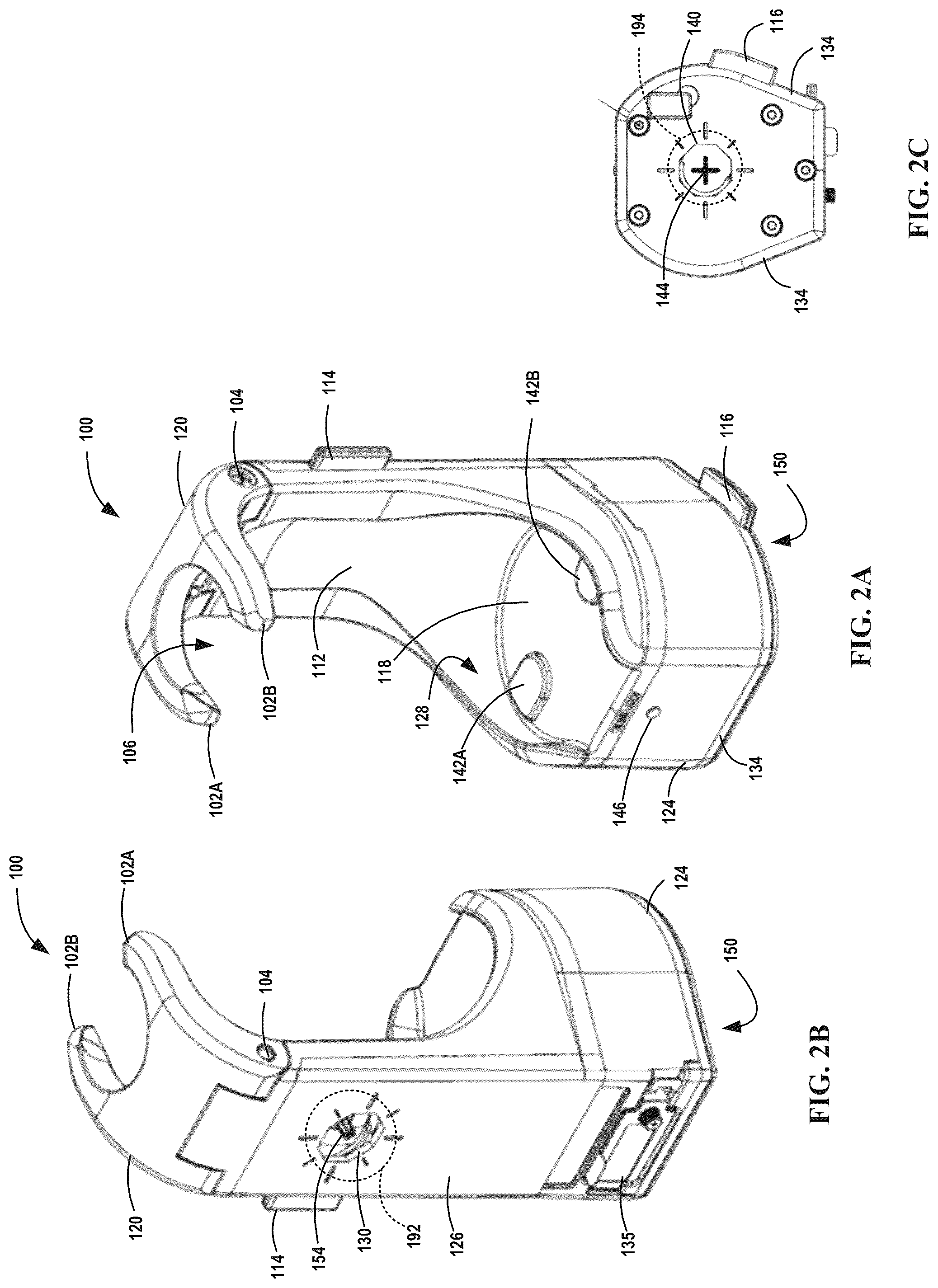 Patent US12376711 Figure 2 – Product dispenser holder with compliance module