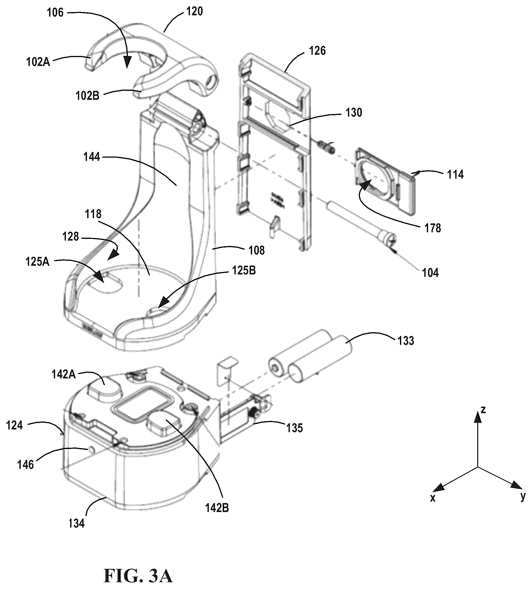 Patent US12376711 Figure 3 – Product dispenser holder with compliance module