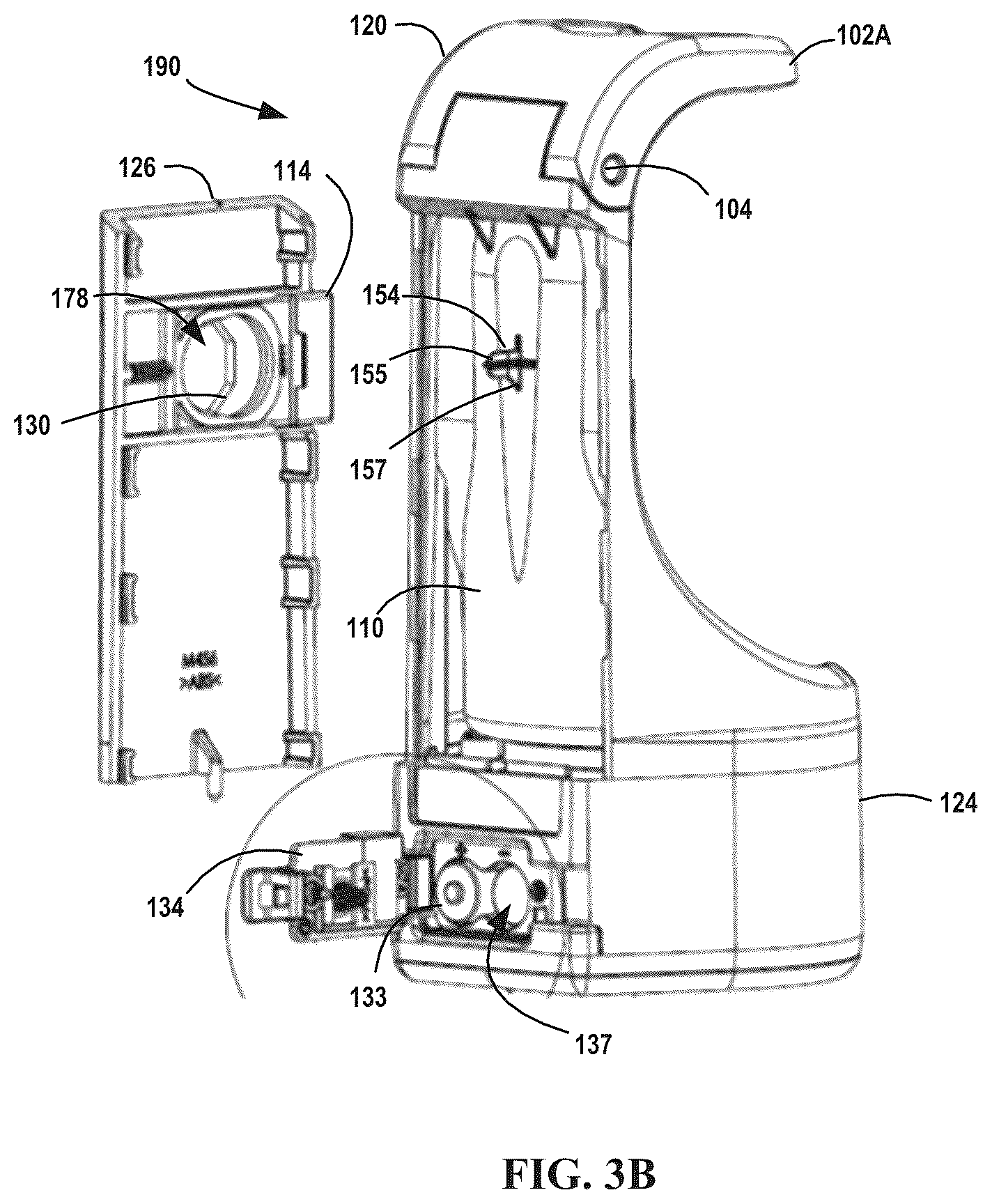 Patent US12376711 Figure 4 – Product dispenser holder with compliance module