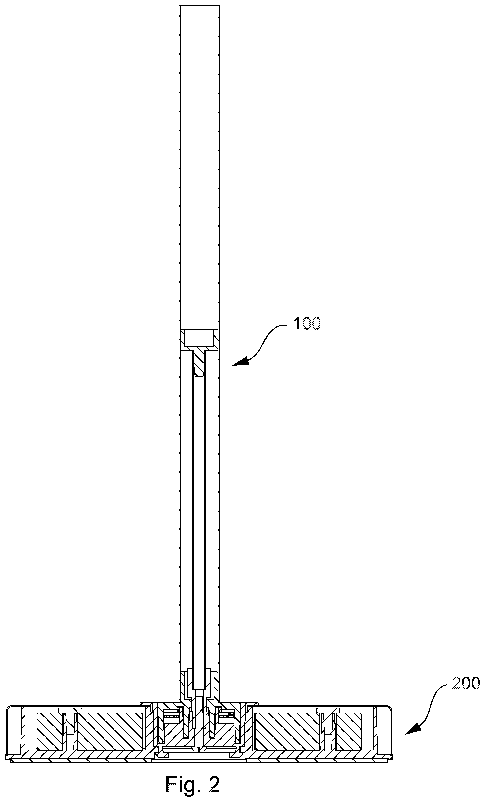 Patent US12376713 Figure 2 – Holder for rolled paper products