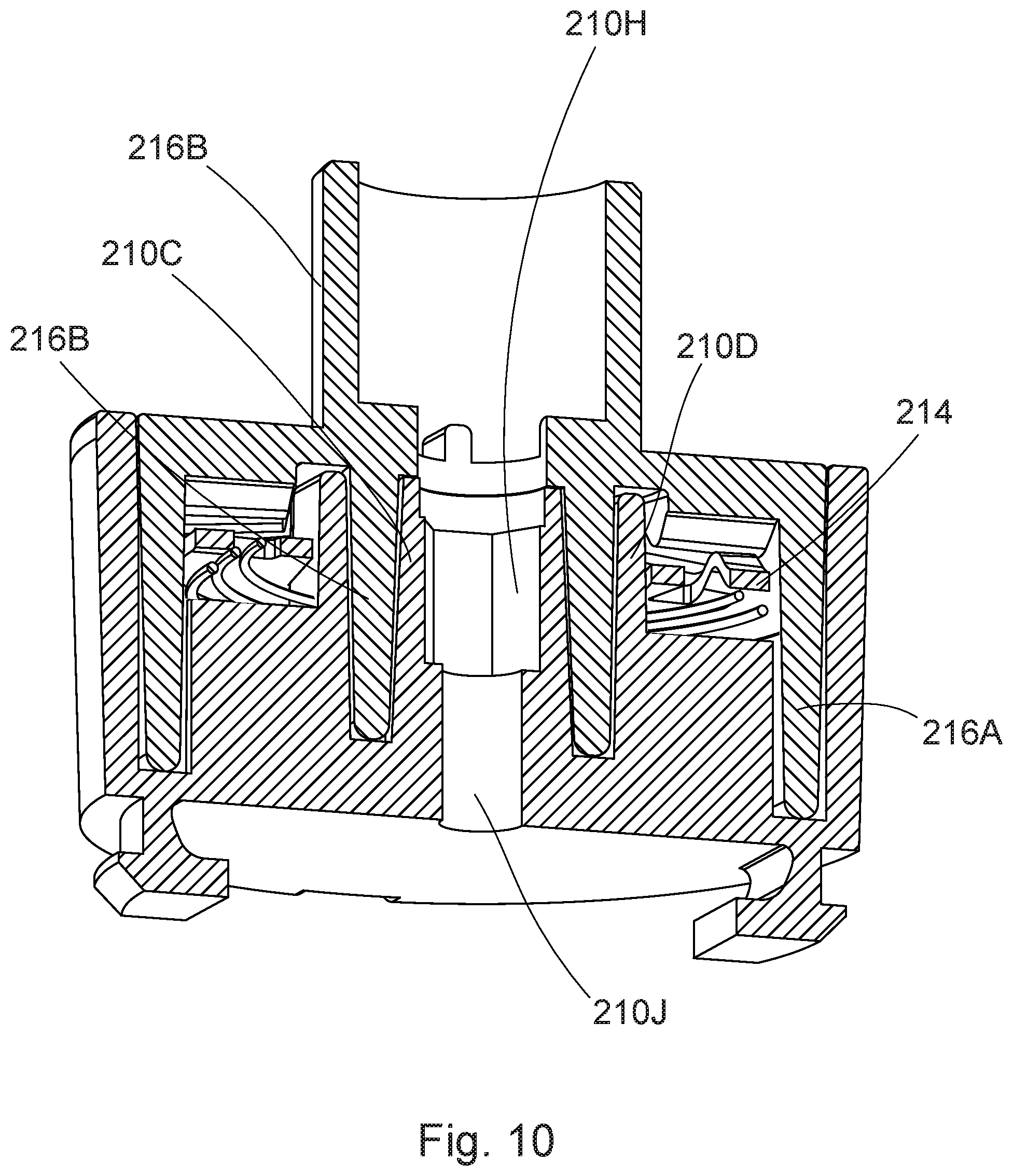 Patent US12376713 Figure 10 – Holder for rolled paper products