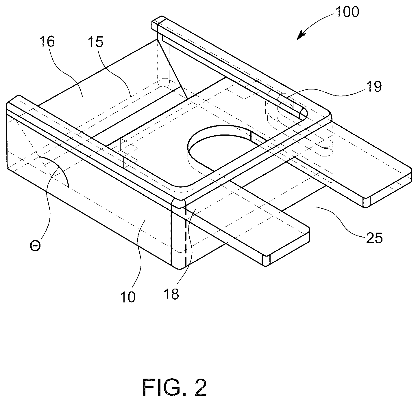 Patent US12376714 Figure 2 – Portable casing for sanitary products