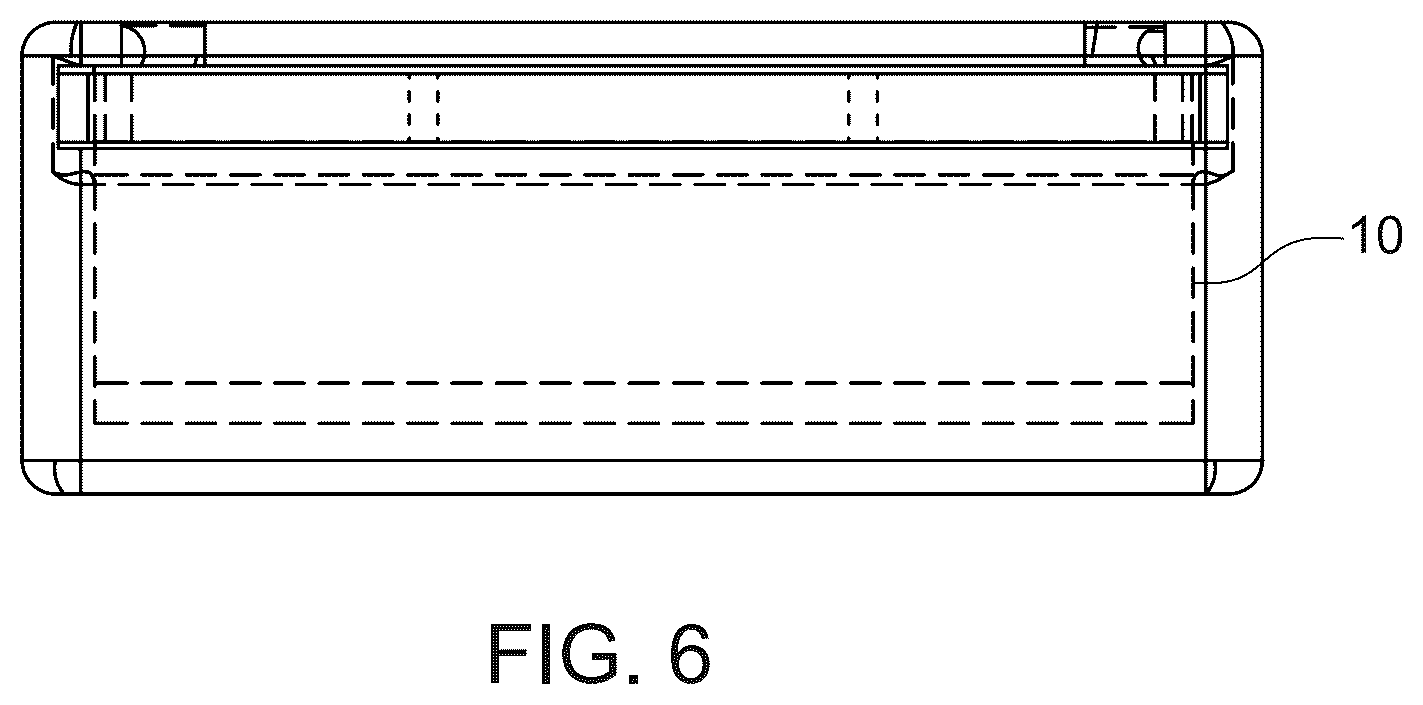 Patent US12376714 Figure 6 – Portable casing for sanitary products