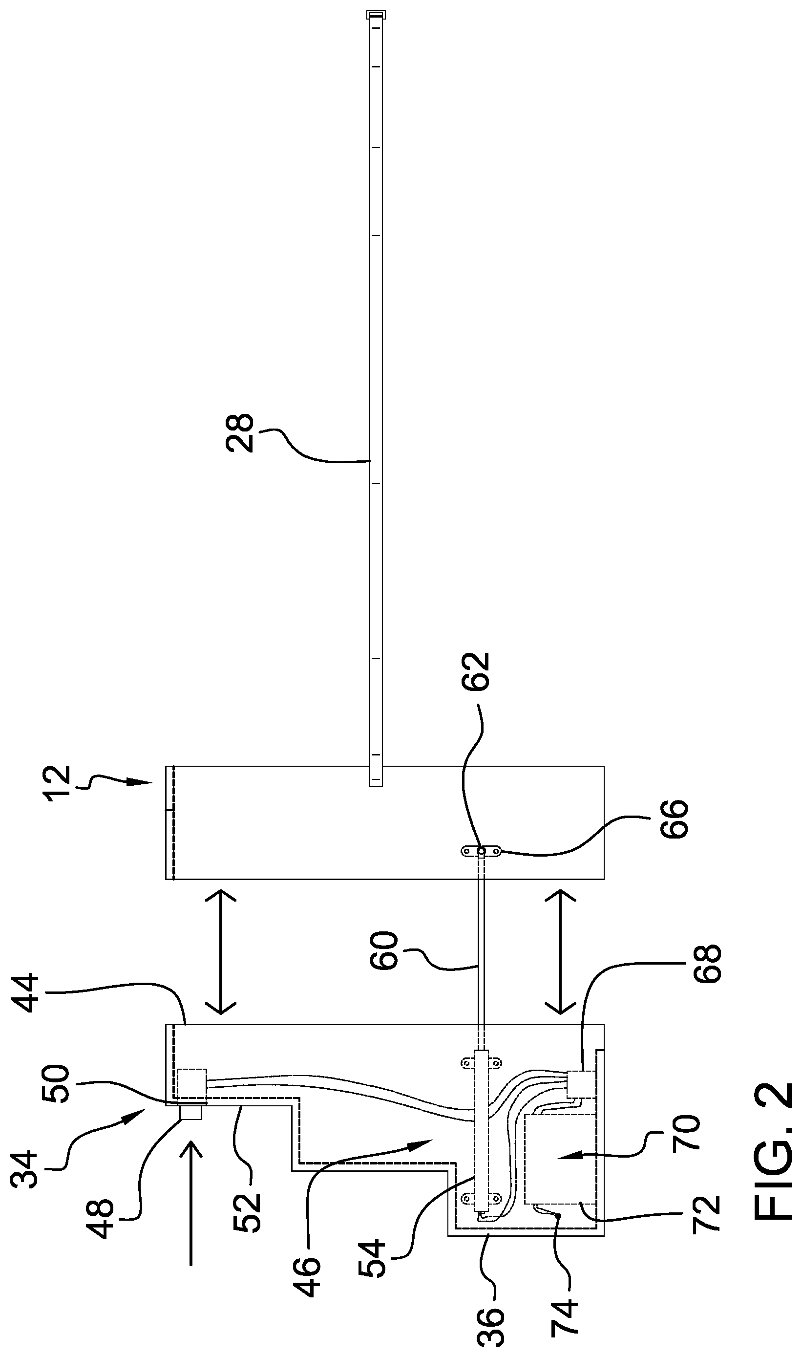 Patent US12376716 Figure 2 – Retractable toilet step device