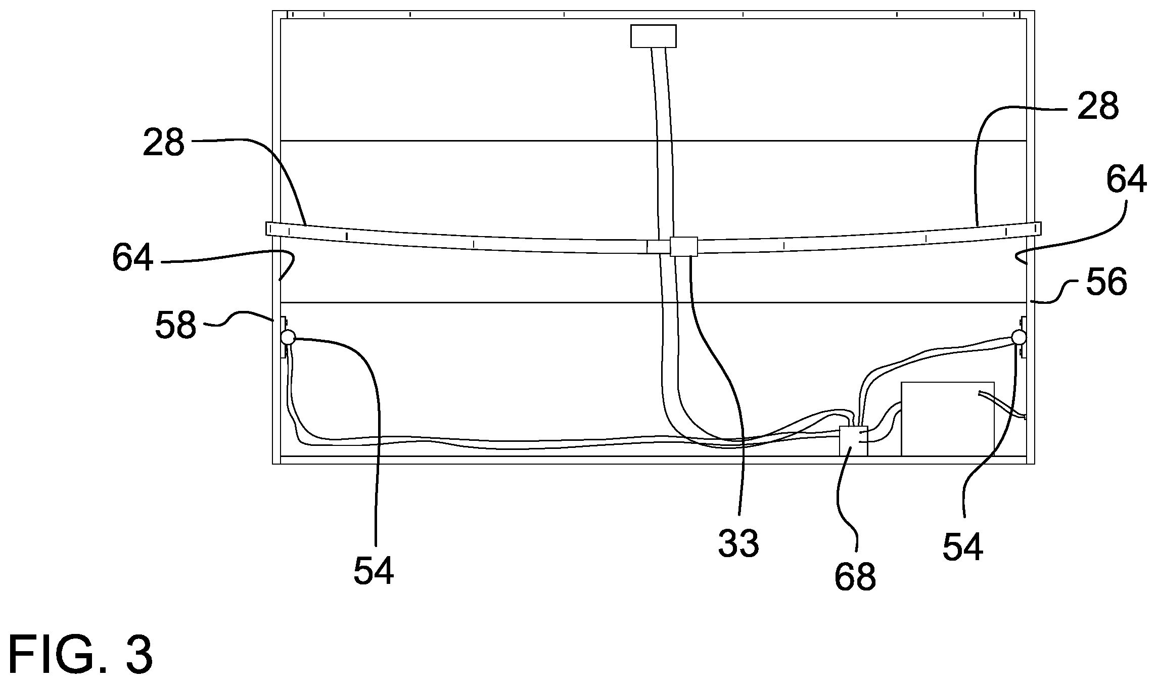 Patent US12376716 Figure 3 – Retractable toilet step device