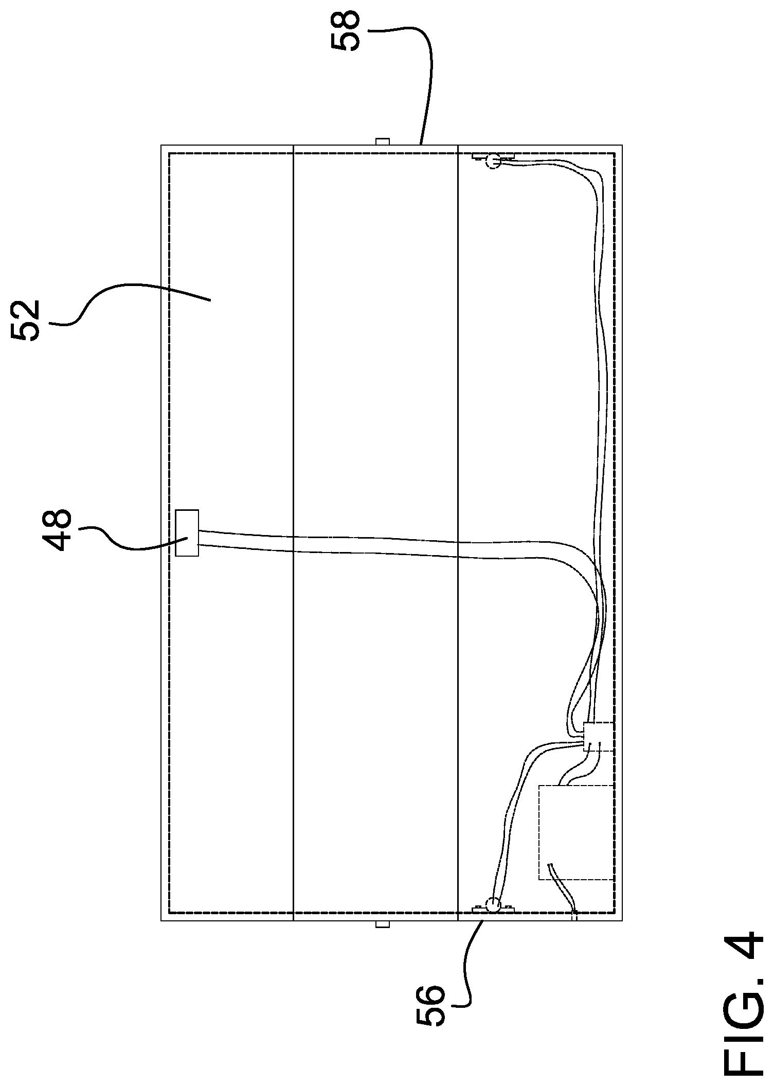 Patent US12376716 Figure 4 – Retractable toilet step device