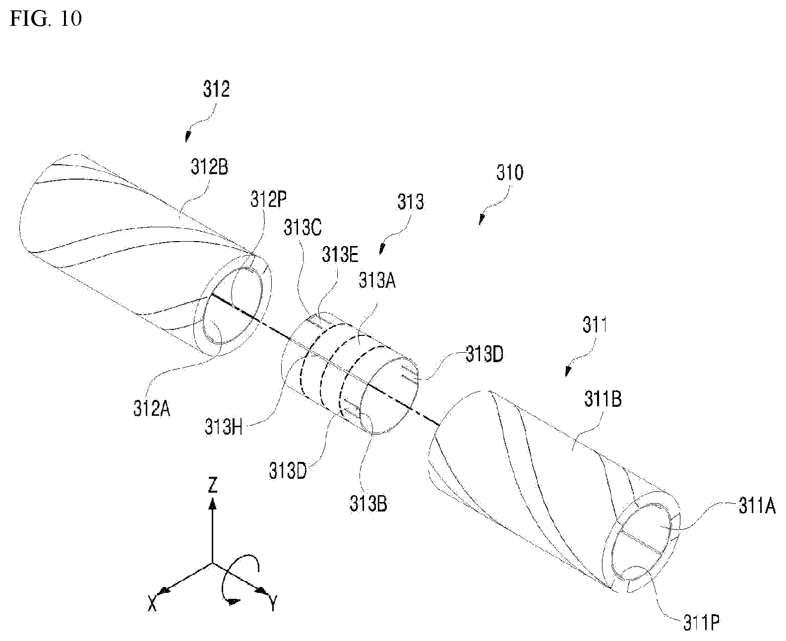 Patent US12376719 Figure 10 – Vacuum cleaner