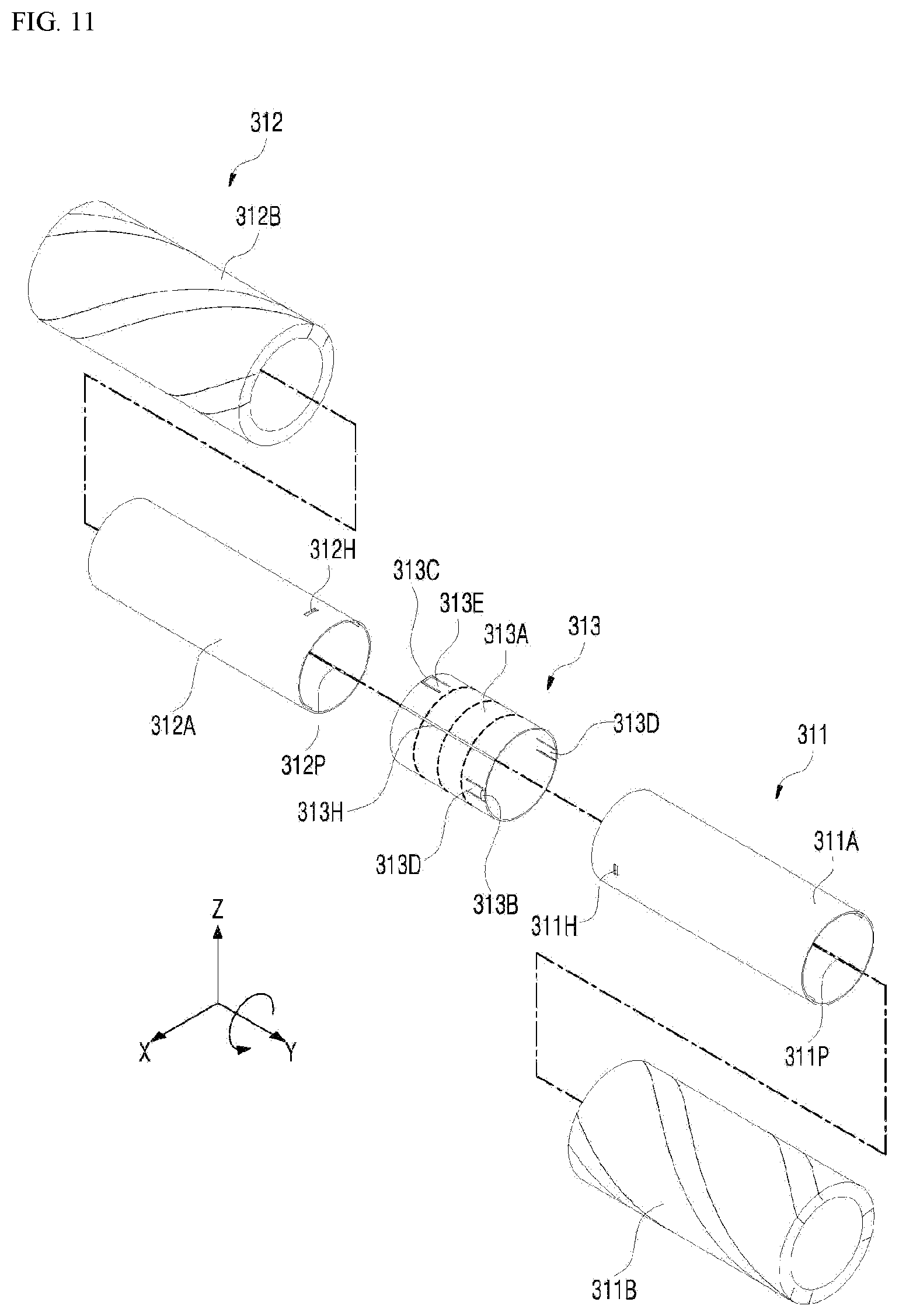 Patent US12376719 Figure 11 – Vacuum cleaner