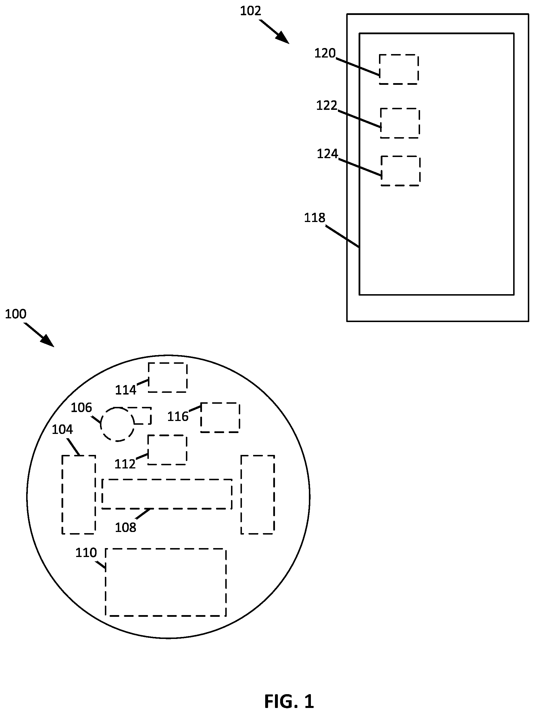 Patent US12376722 — Robotic cleaner — Figure 1