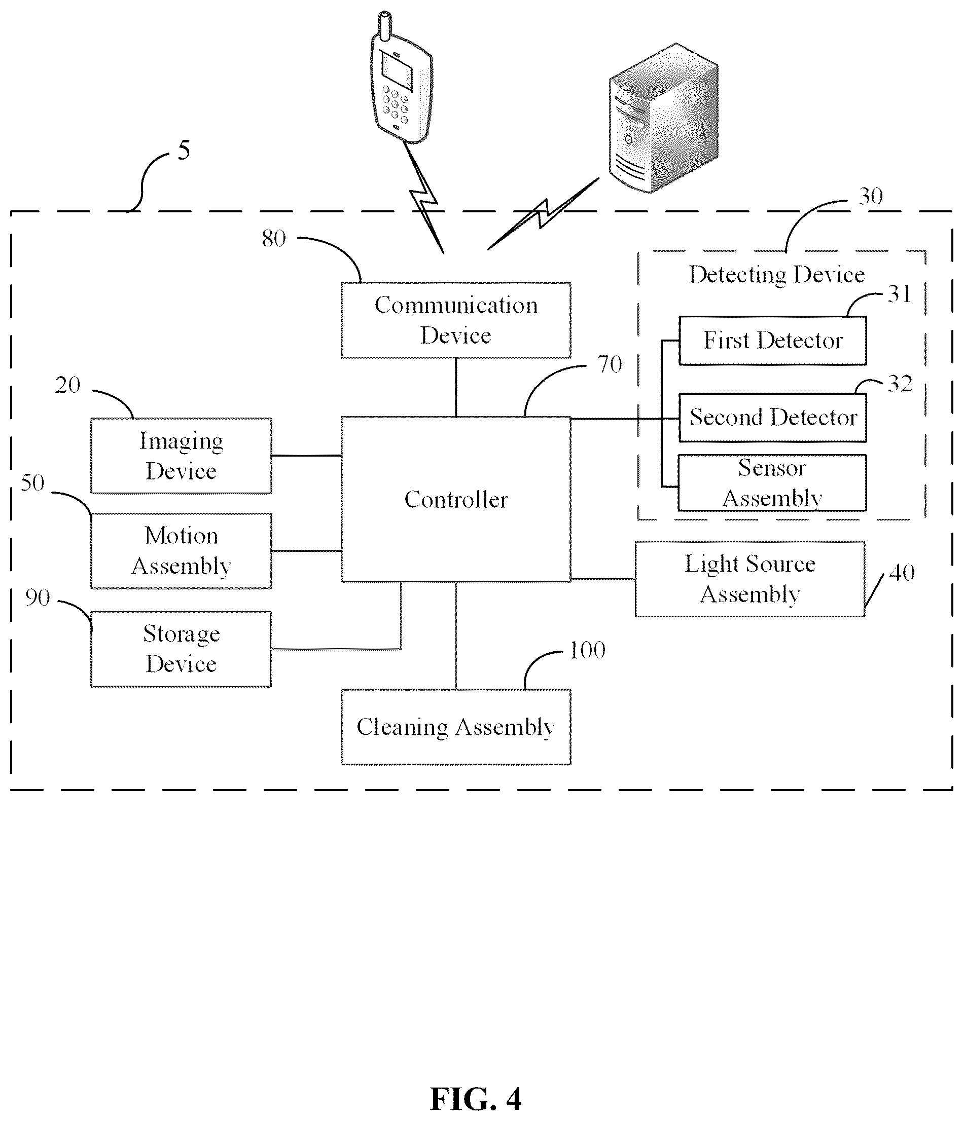 Patent US12376723 Figure 4 – Autonomous mobile device and control method thereof