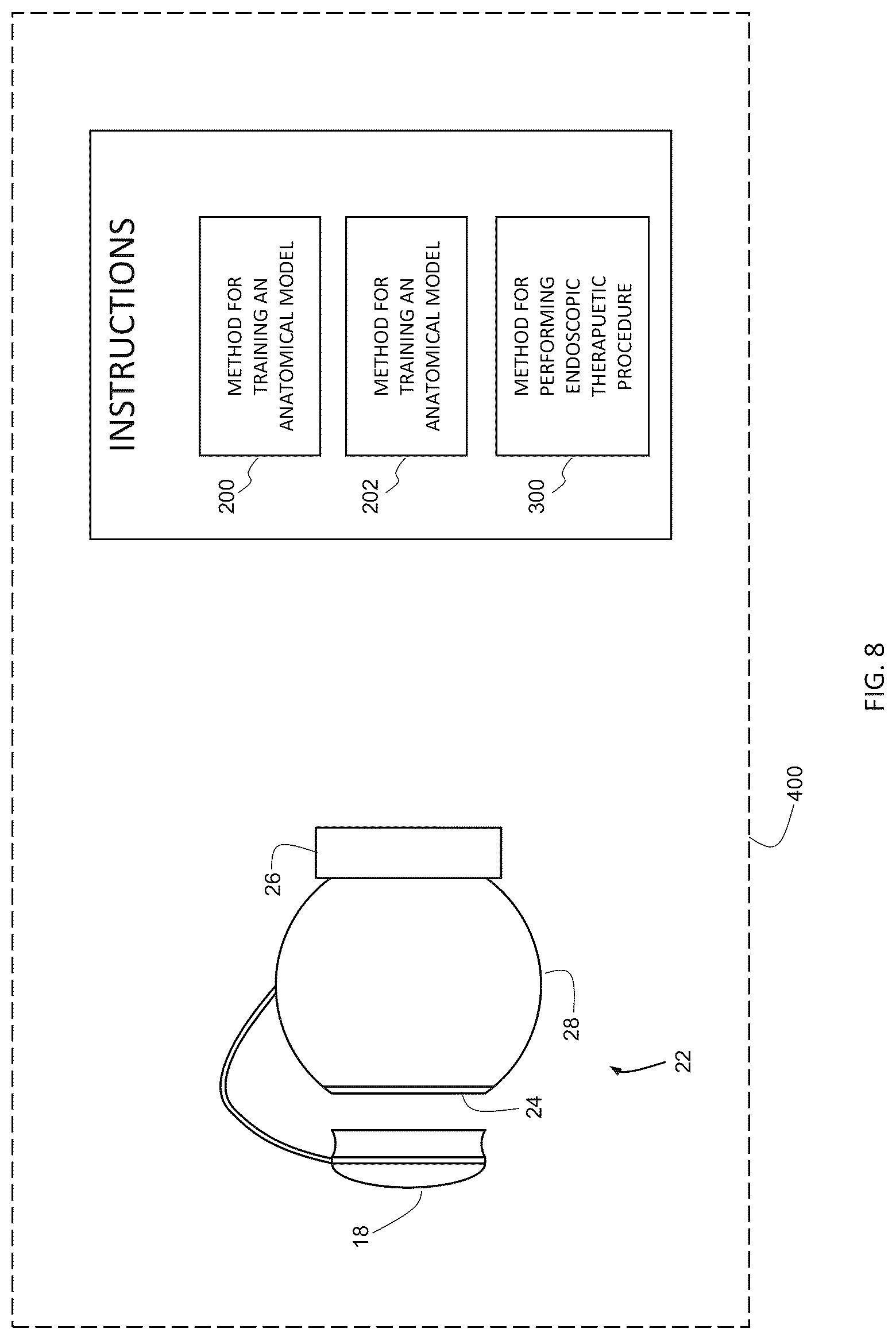 Patent US12376733 Figure 8 – Systems, apparatuses, and methods for endoscopy