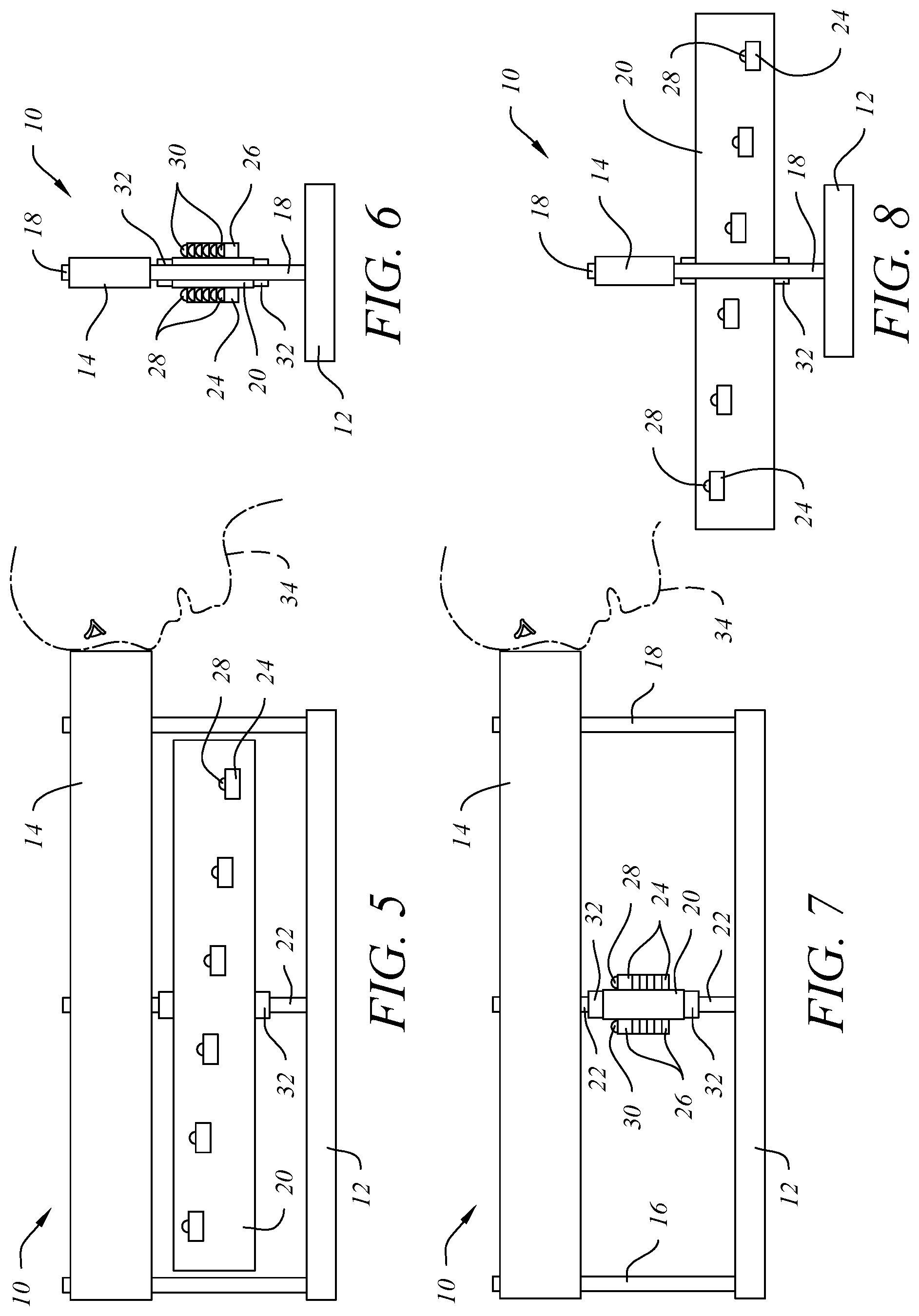 Patent US12376742 Figure 5 – Visual response training device and system