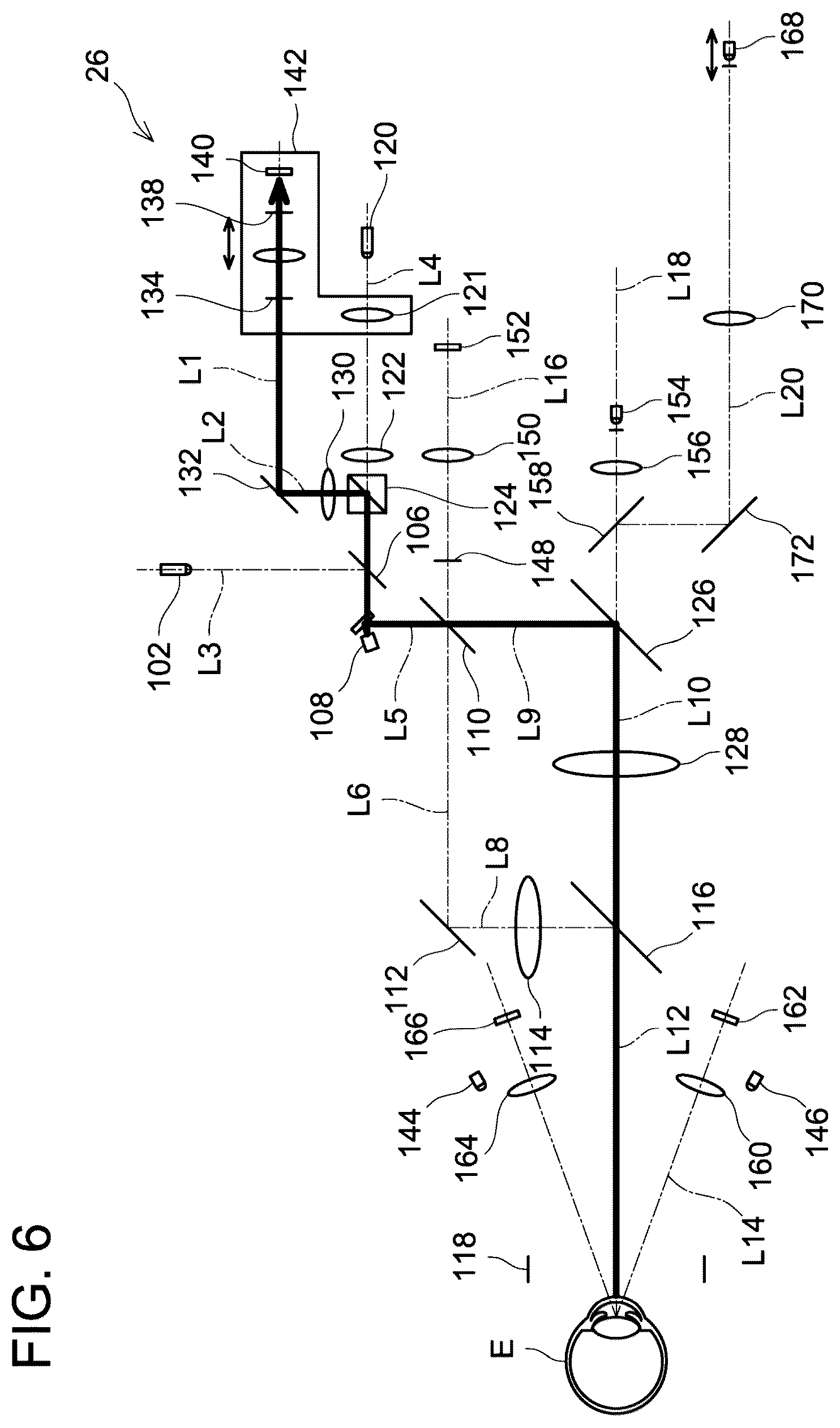Patent US12376743 Figure 6 – Ophthalmic device
