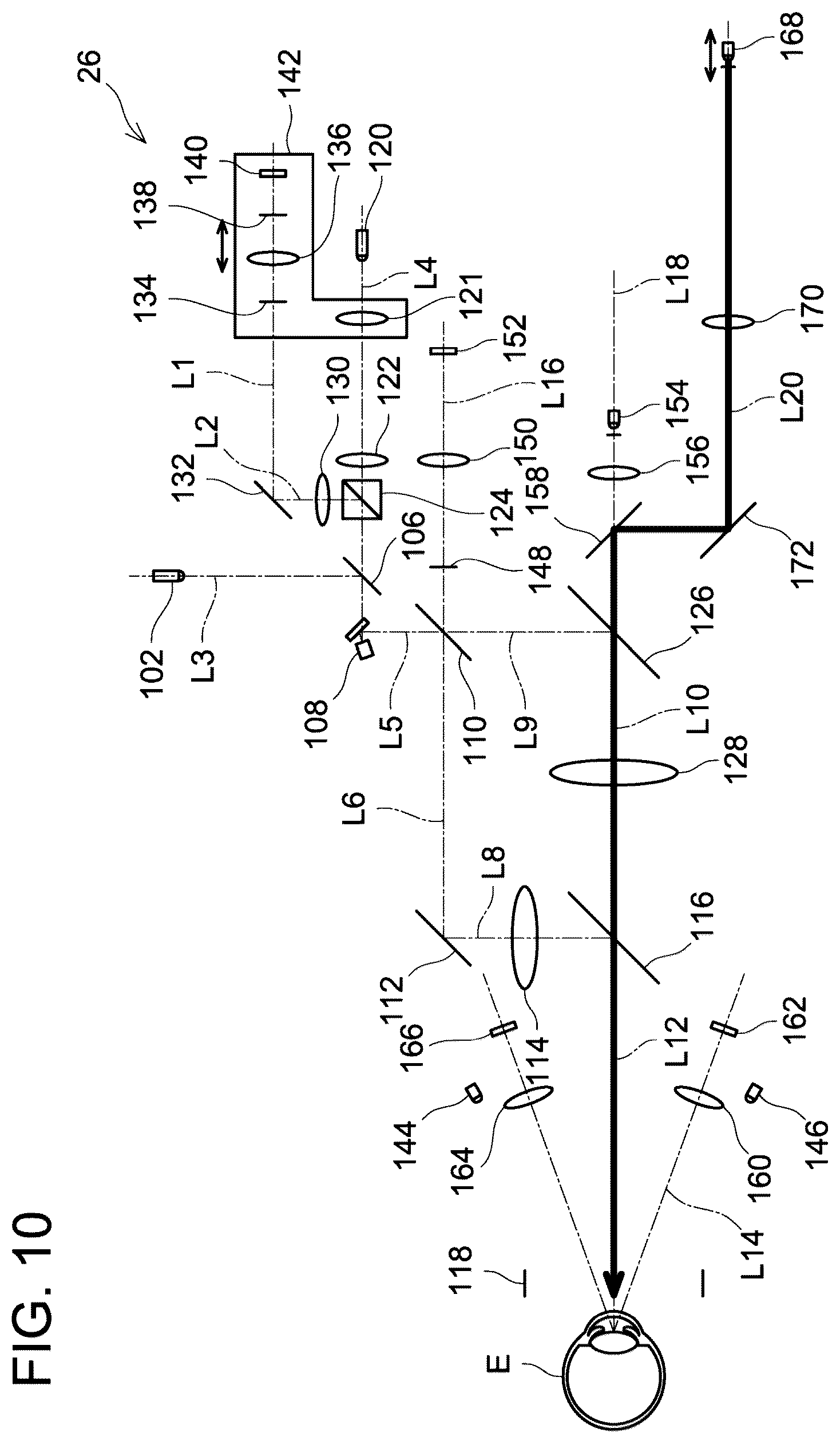 Patent US12376743 Figure 10 – Ophthalmic device