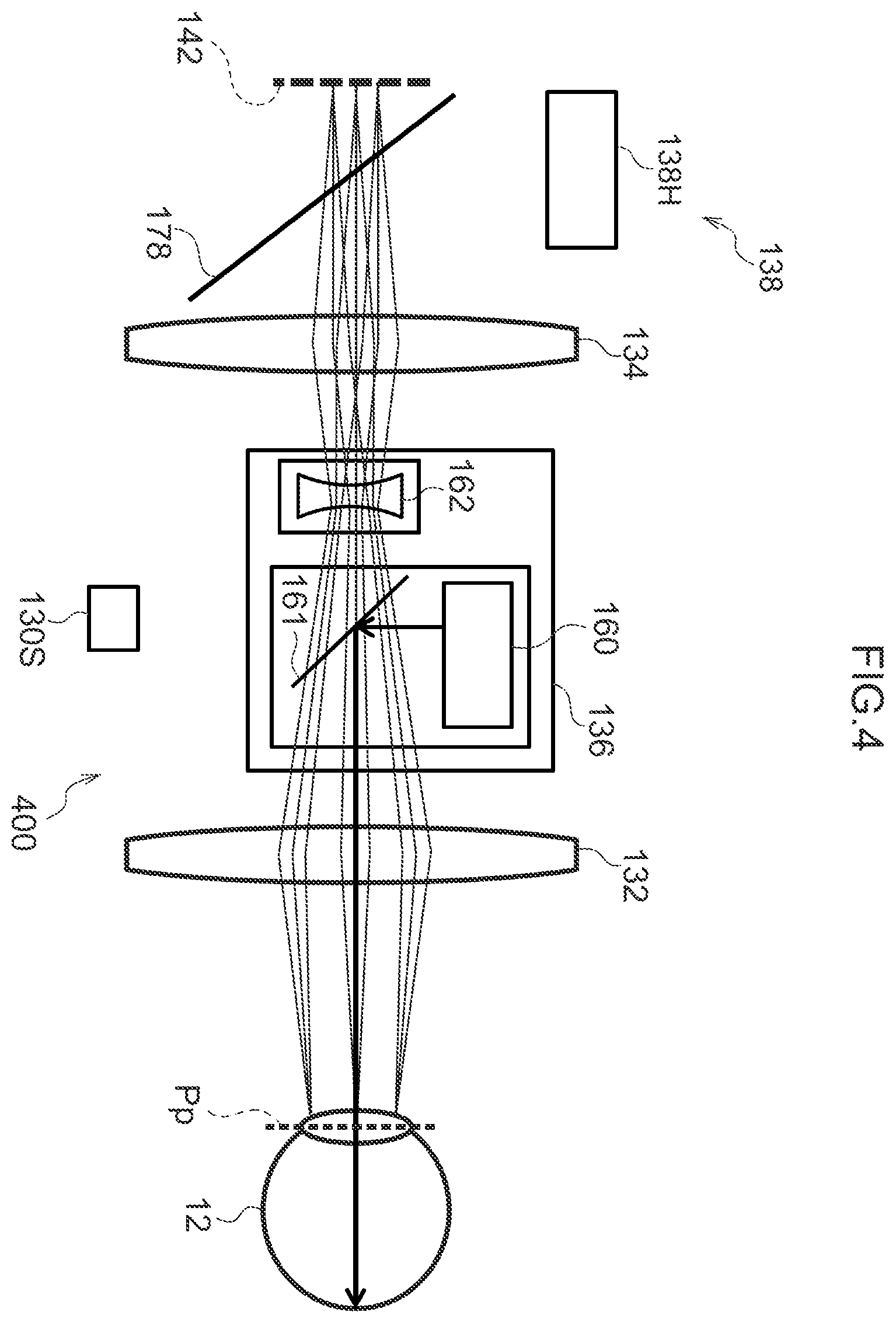 Patent US12376746 Figure 4 – Ophthalmic device and tomographic image generation device