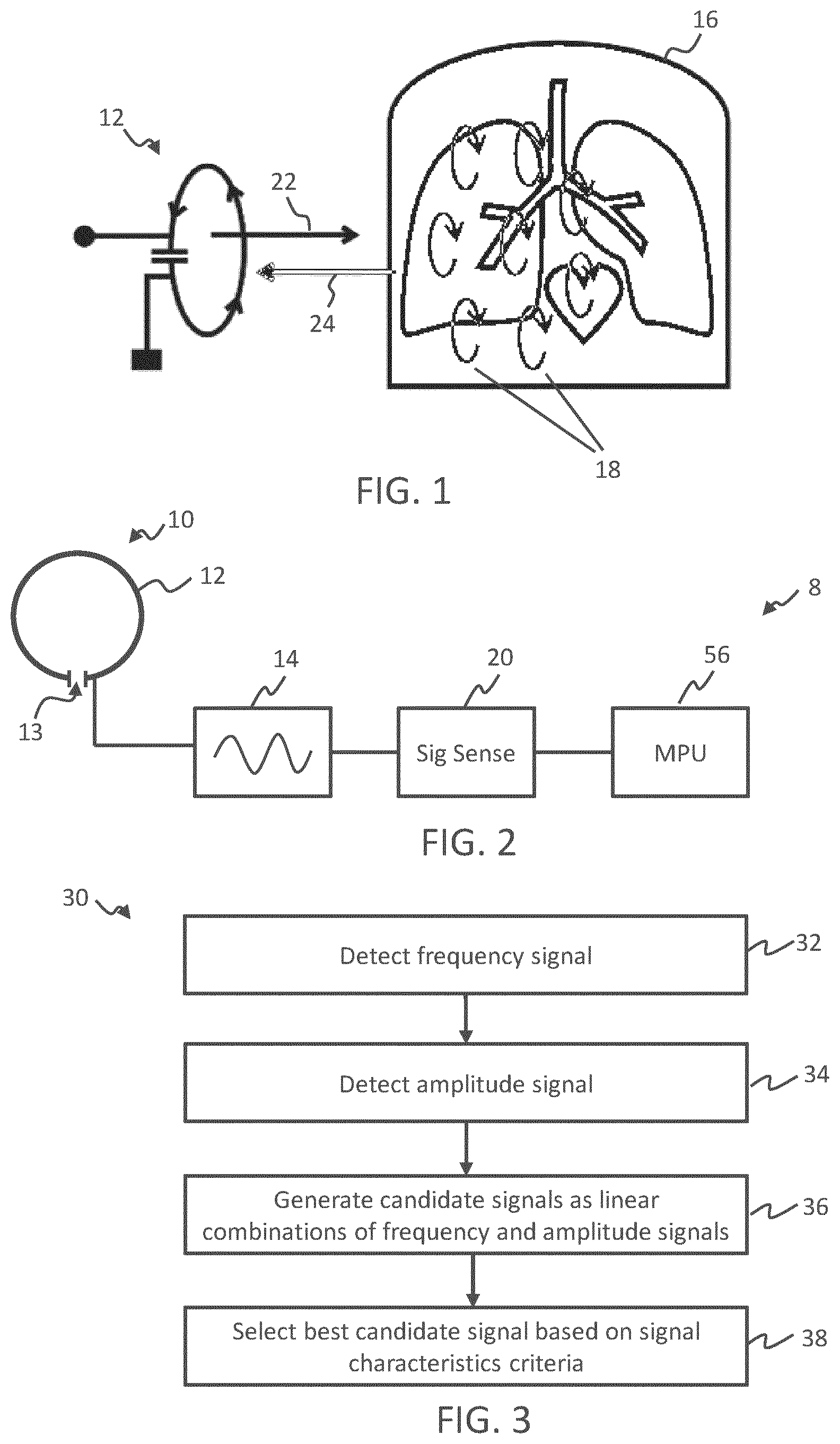 Patent US12376755 Figure 1 – Inductive sensing system and method