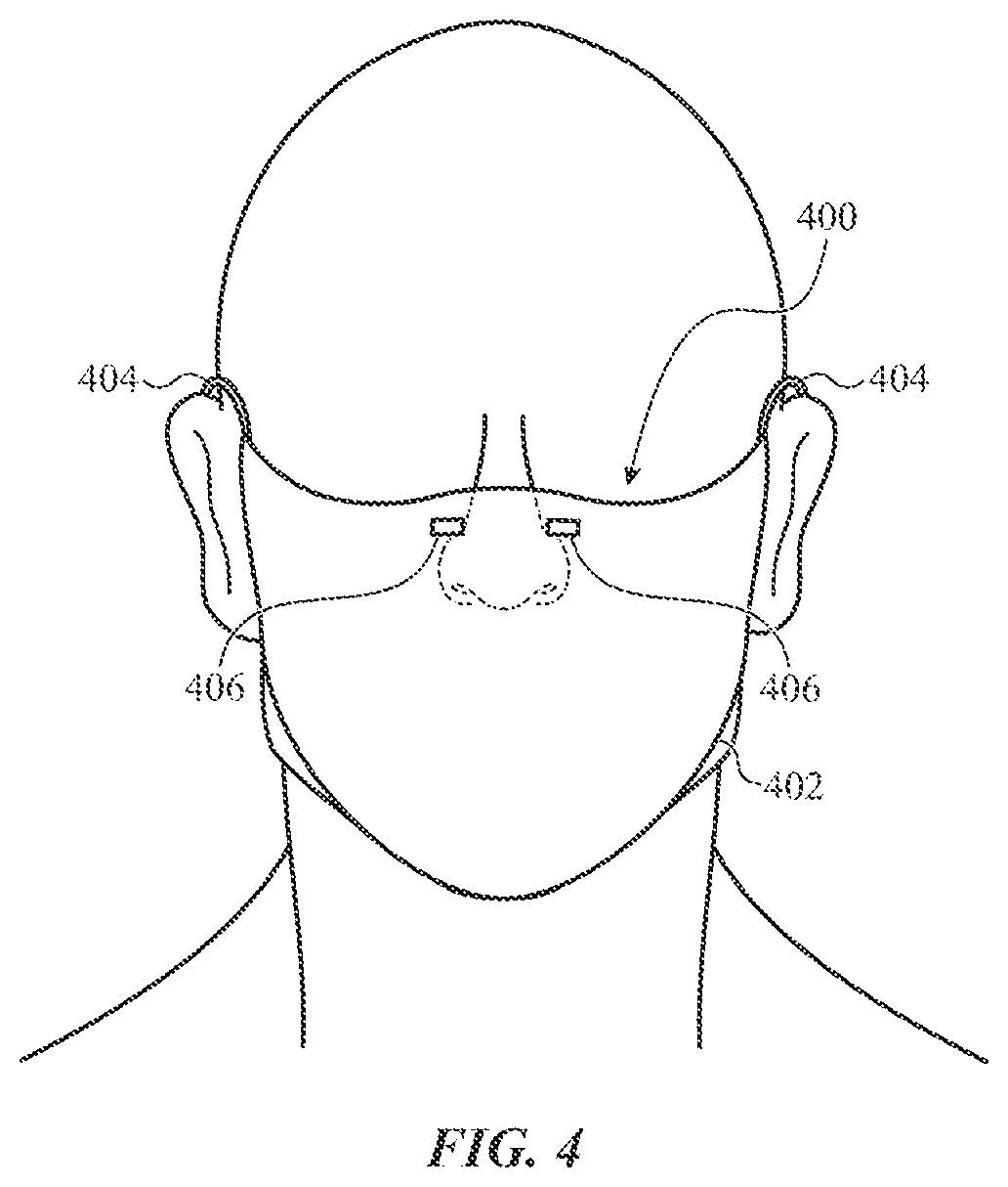 Patent US12376763 Figure 4 – Non-contact respiration sensing