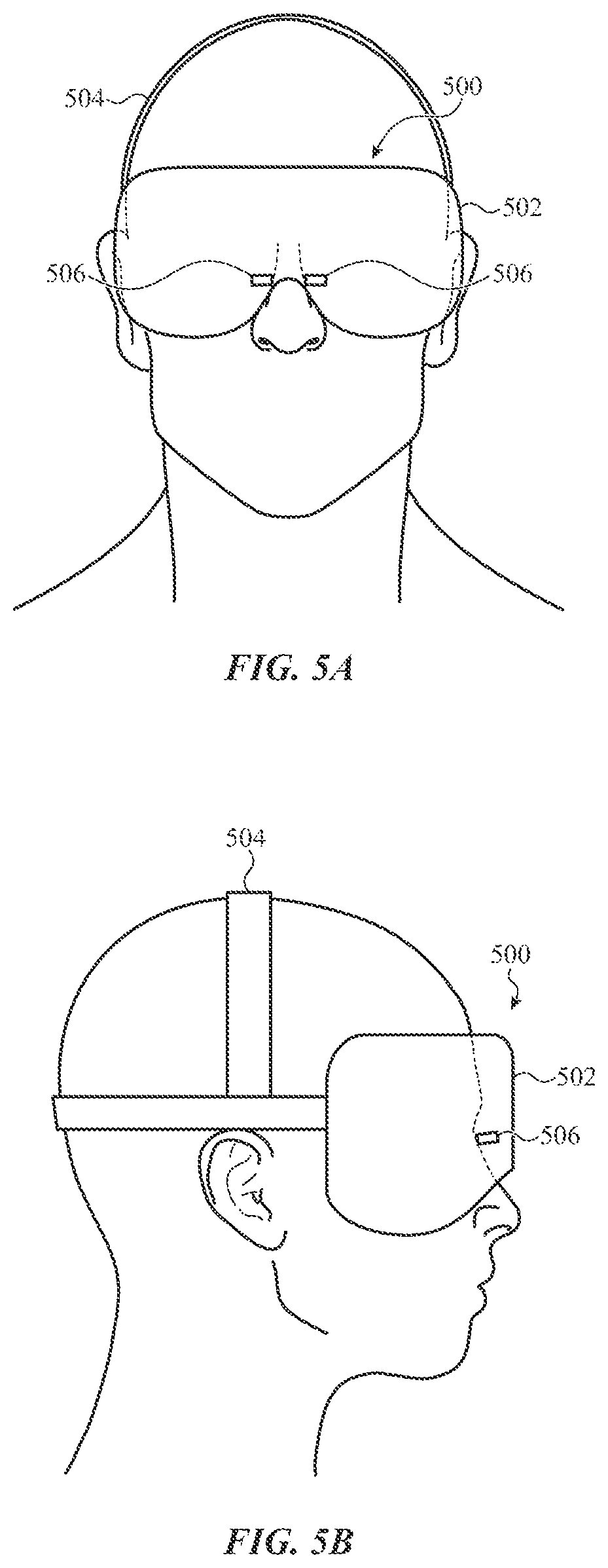 Patent US12376763 Figure 5 – Non-contact respiration sensing