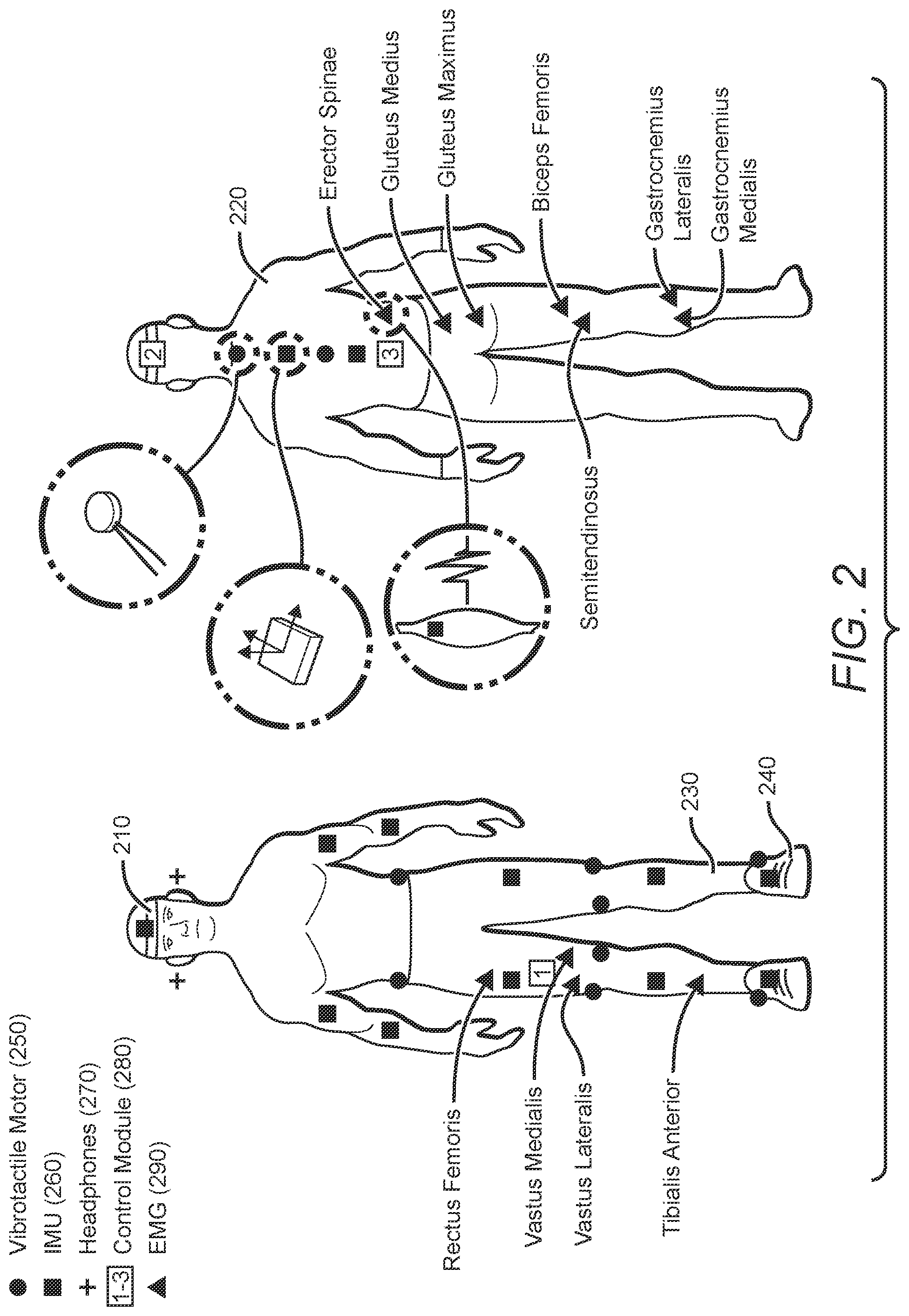 Patent US12376765 Figure 2 – Movement analysis and feedback systems, applications, devices, and methods of production thereof