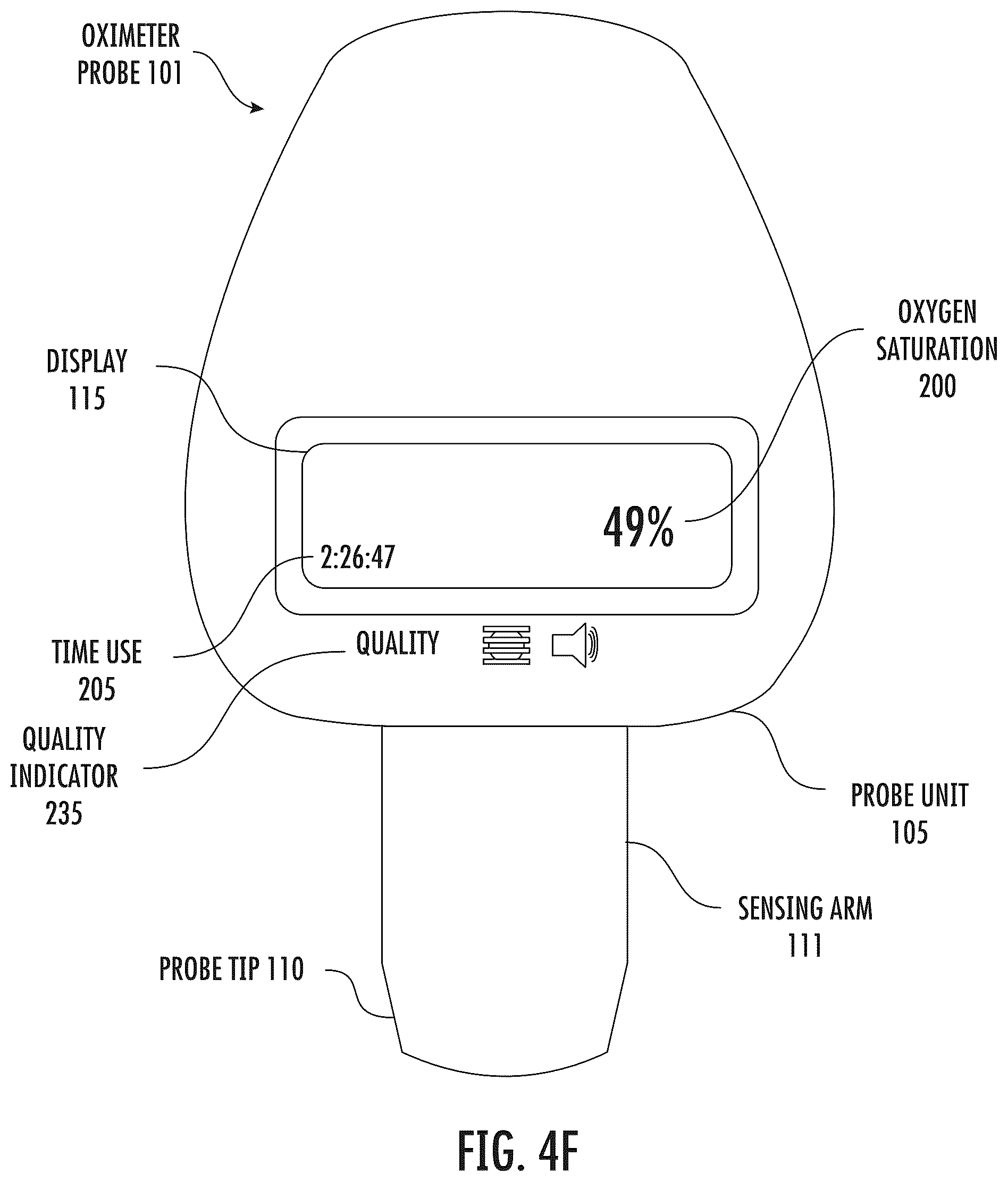 Patent US12376769 Figure 9 – Measuring oxygen saturation with quality metric reporting