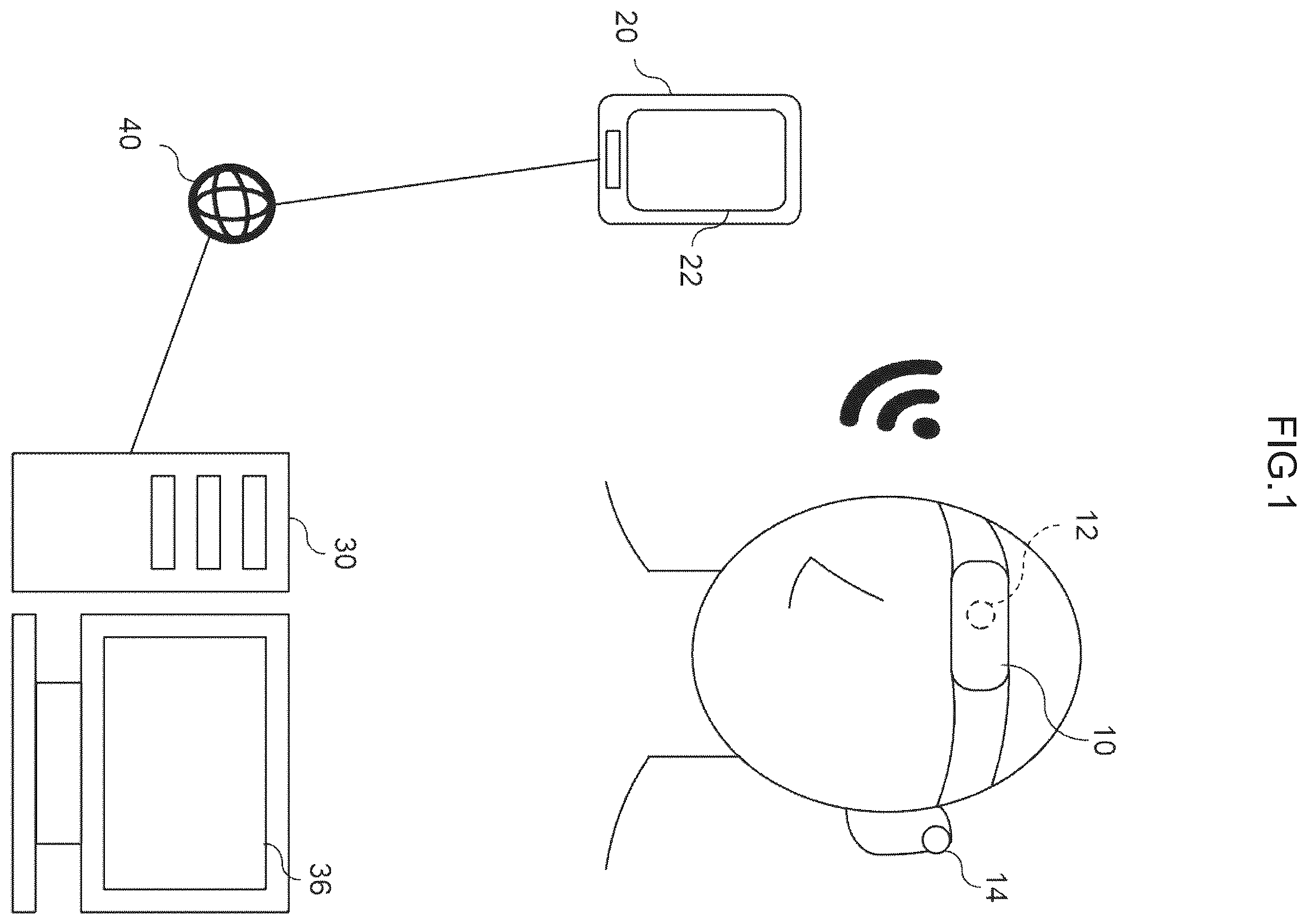 Patent US12376781 Figure 1 – Brain wave analysis device, brain wave analysis system, and brain wave analysis program
