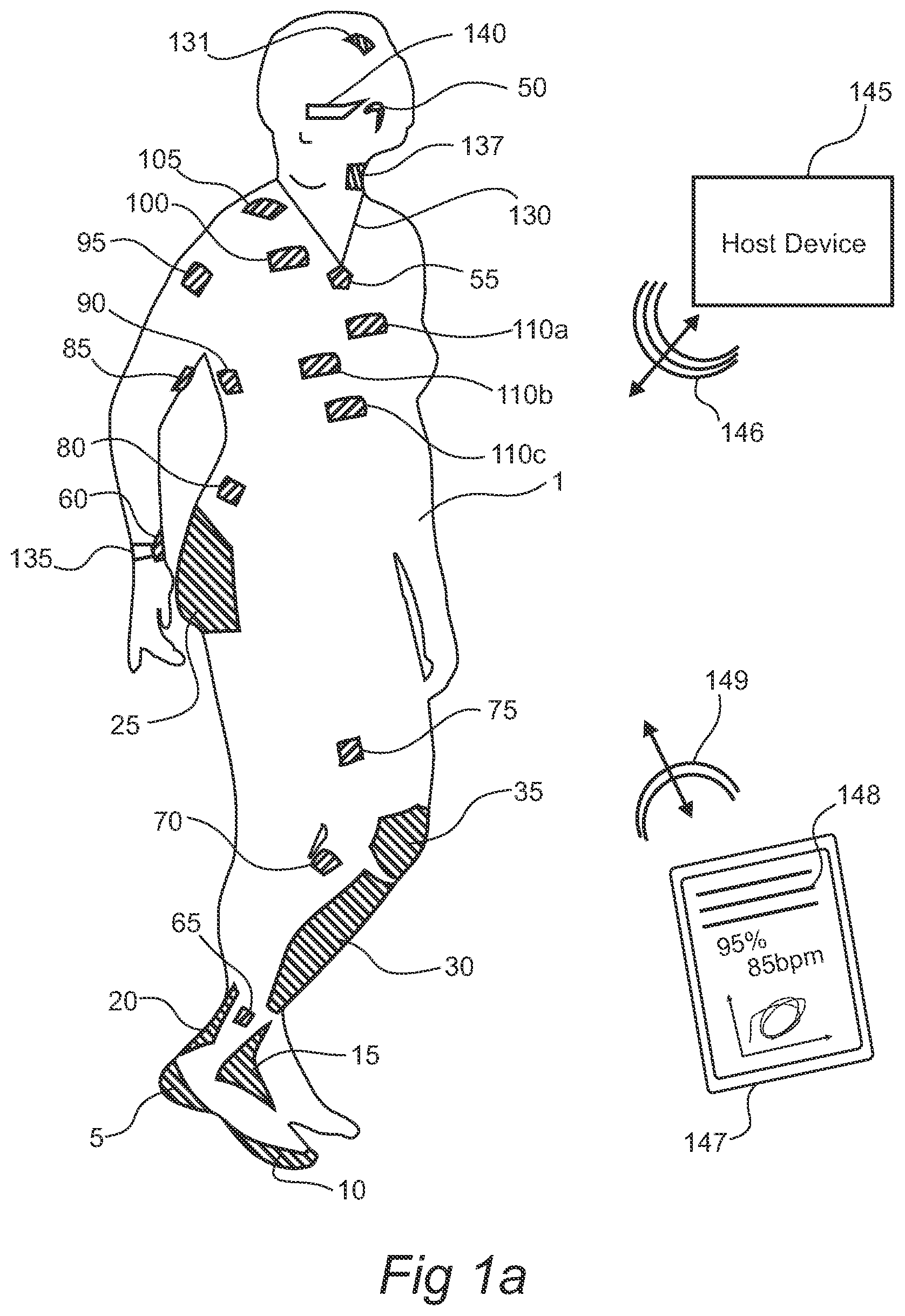 Patent US12376782 Figure 1 – Modular physiologic monitoring systems, kits, and methods
