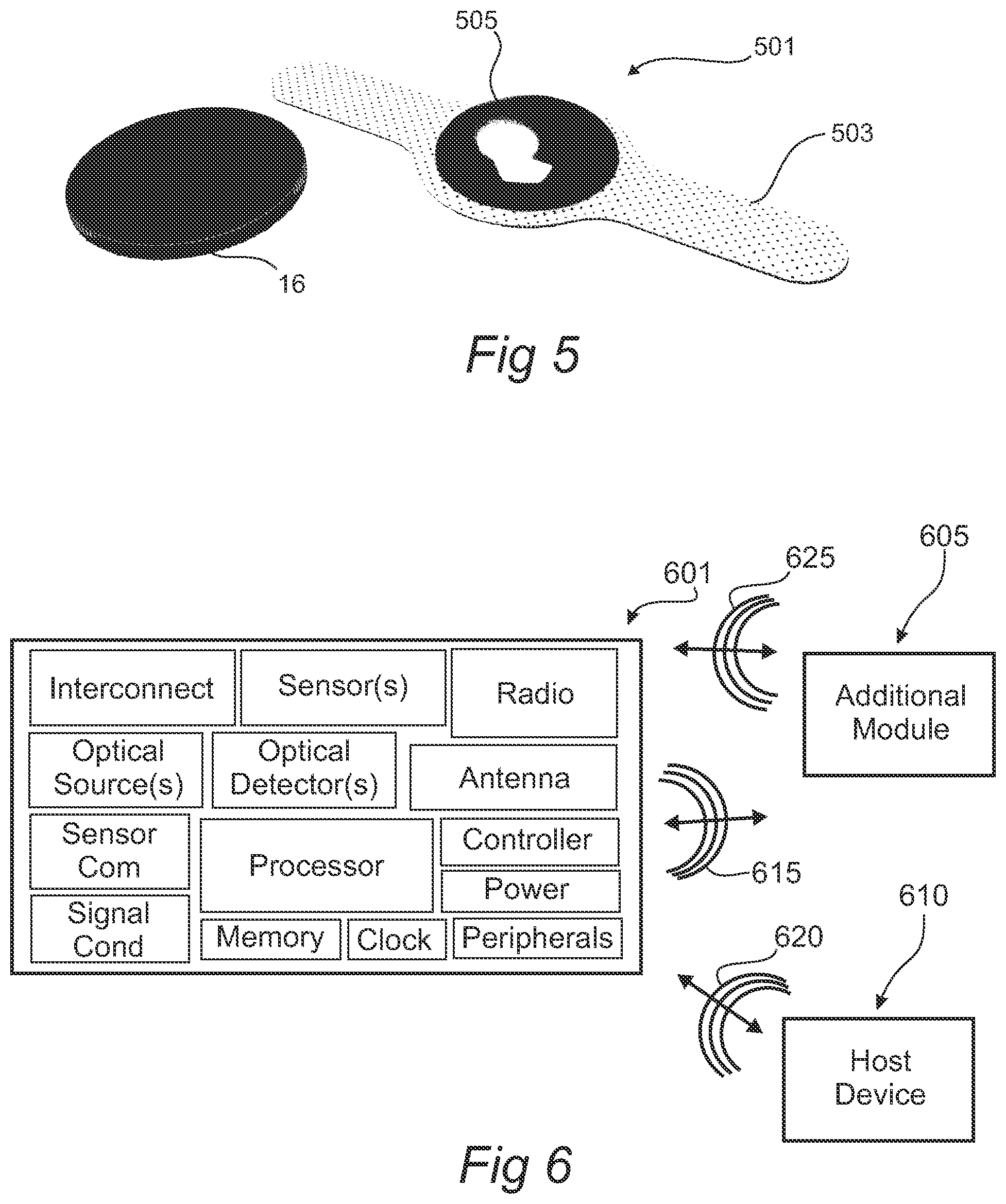 Patent US12376782 Figure 5 – Modular physiologic monitoring systems, kits, and methods