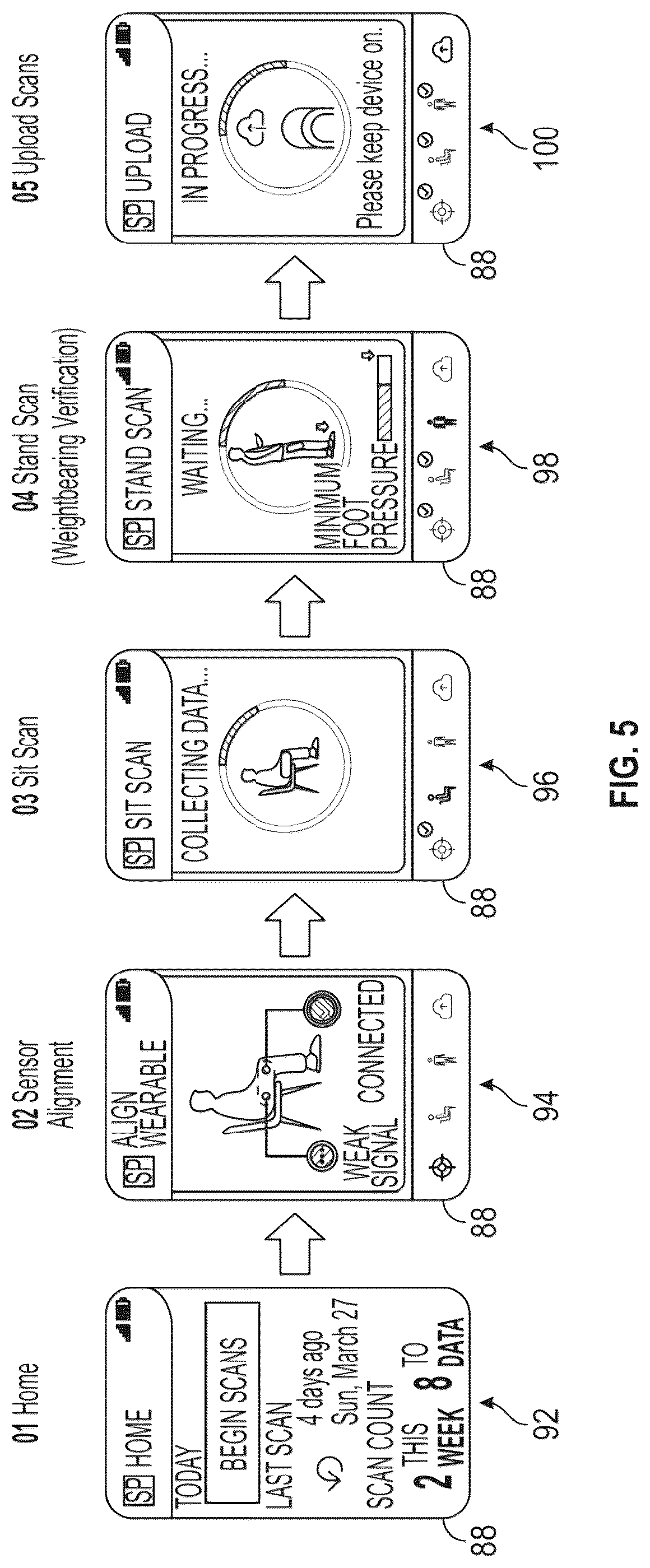 Patent US12376787 Figure 5 – Bone fixation monitoring system