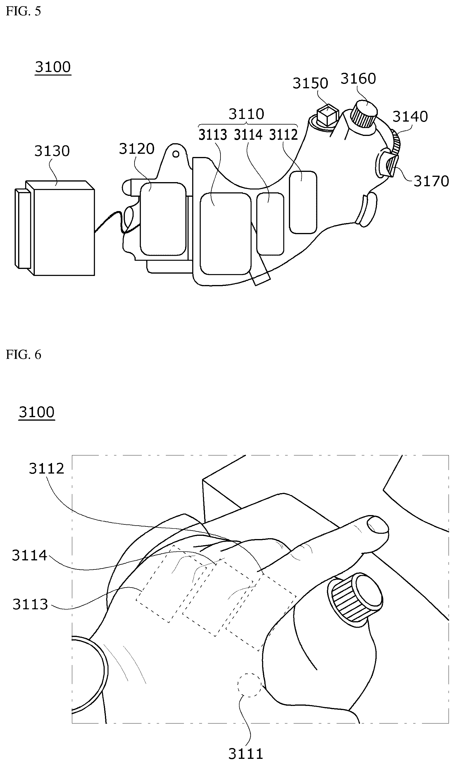 Patent US12376798 Figure 5 – Control stick for military aircraft