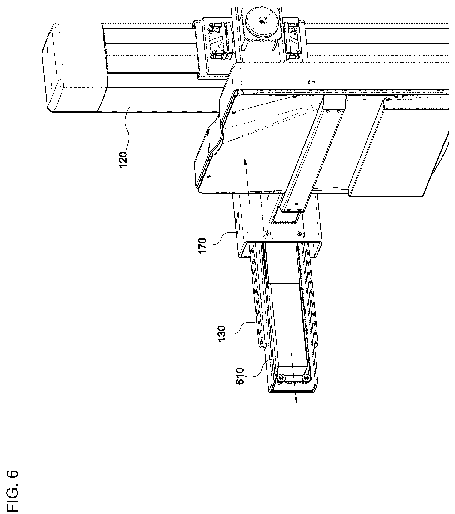 Patent US12376804 Figure 6 – Mobile medical image apparatus for including slidable arm along colum and operation method thereof