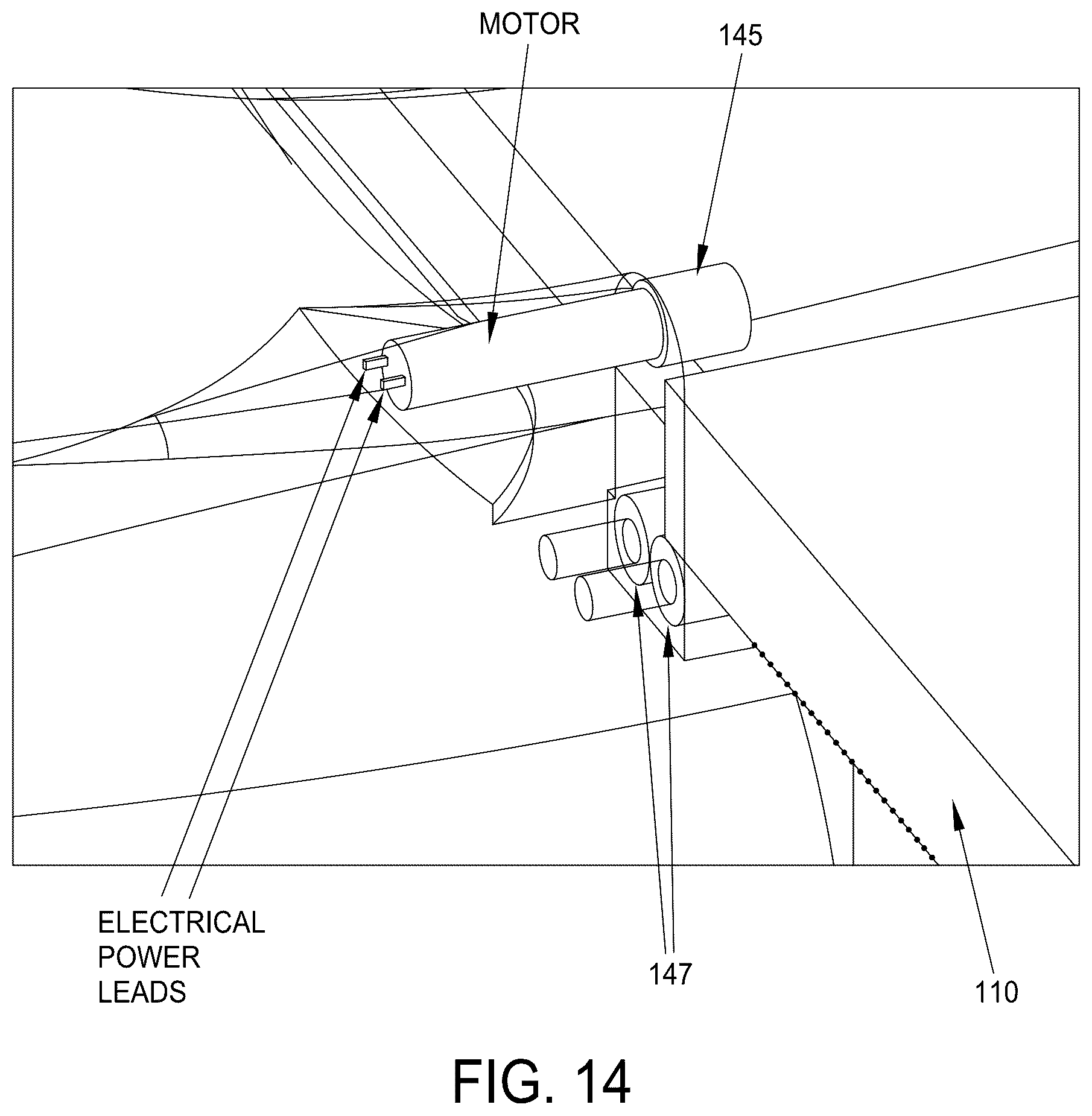 Patent US12376805 Figure 14 – Mobile CT imaging system comprising a mobile CT imaging machine with an on-board motorized bed and/or an on-board ultrasound imager
