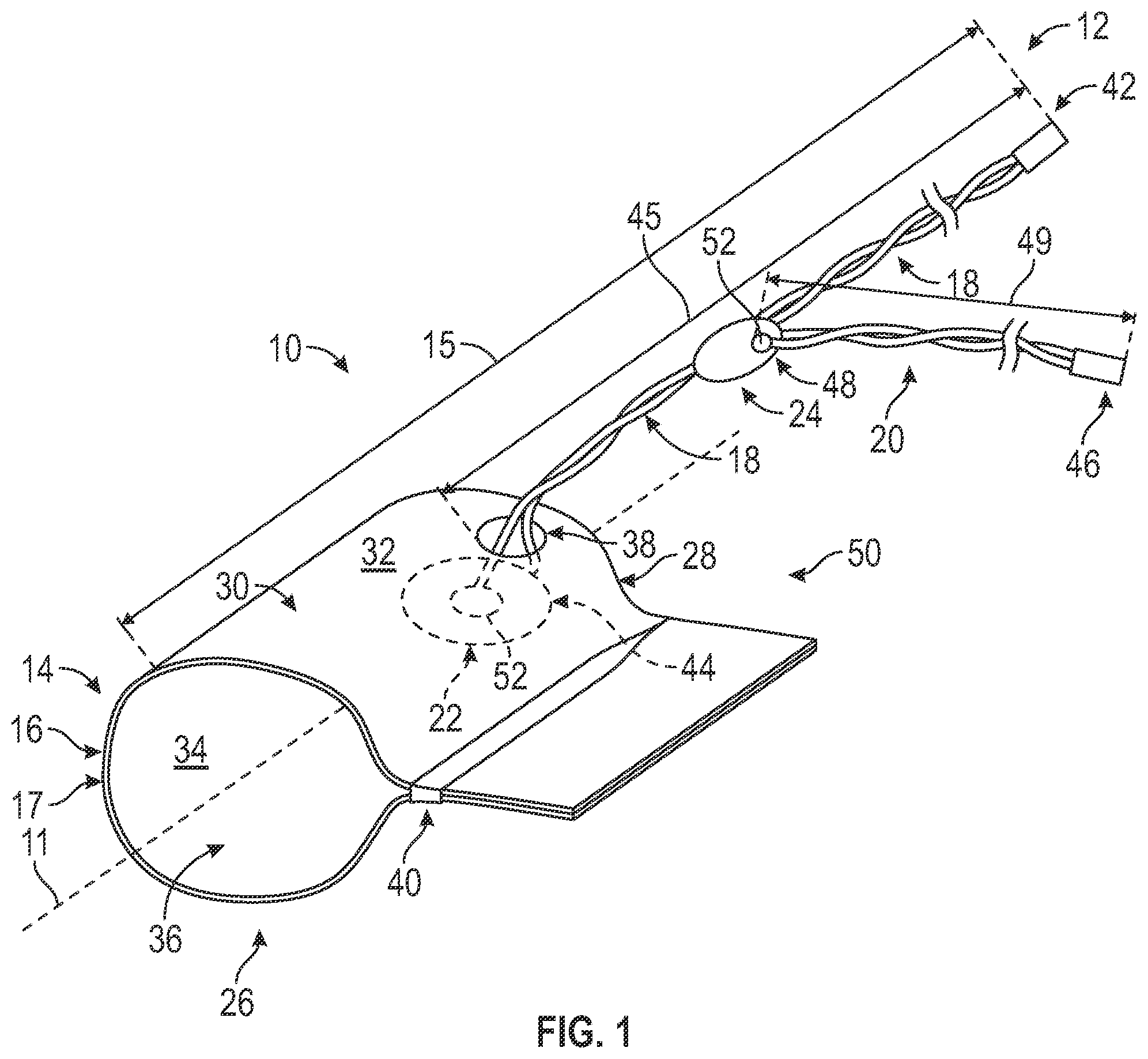 Patent US12376818 Figure 1 – Doppler probes, blood flow monitoring systems, and methods of monitoring blood flow