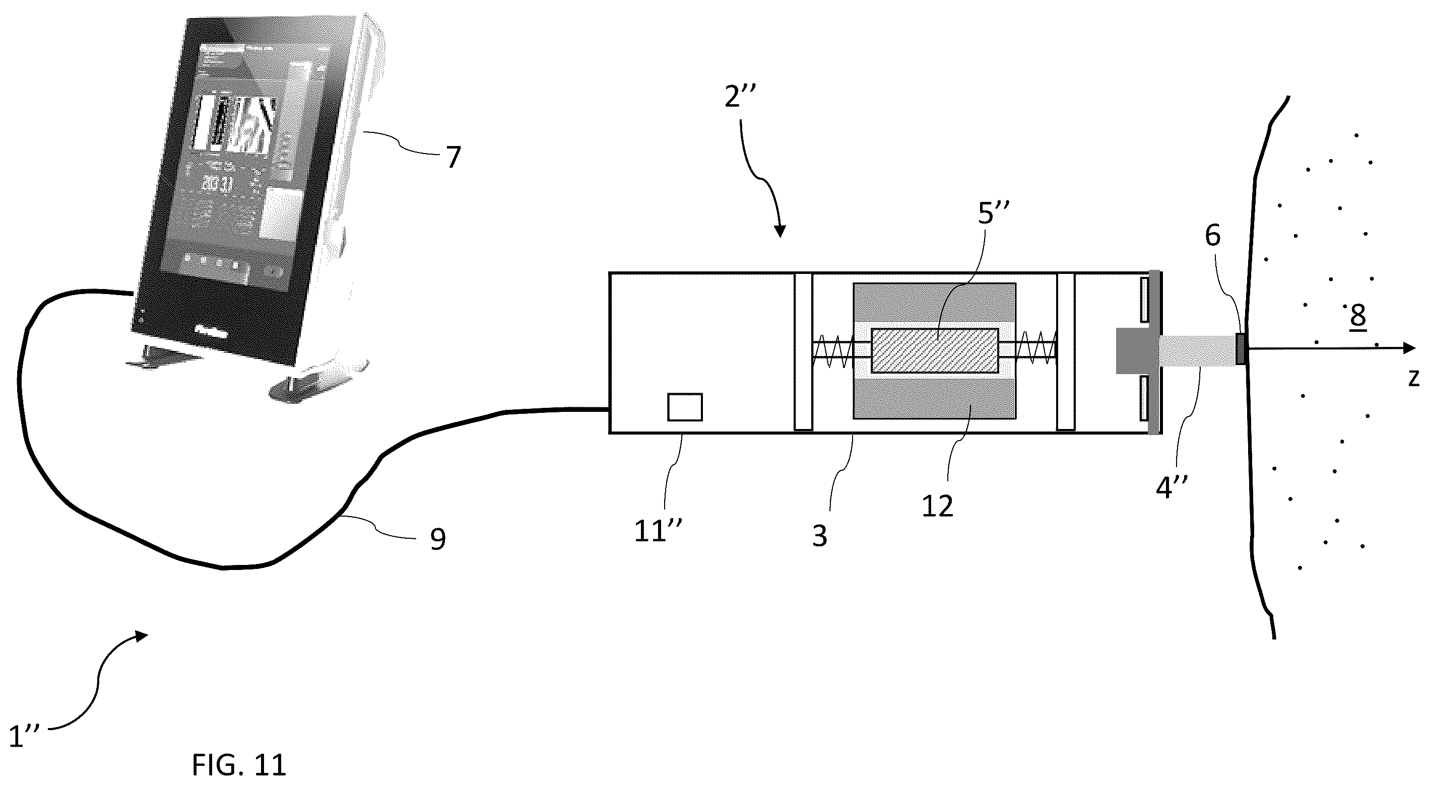 Patent US12376829 Figure 10 – Elastography device and method