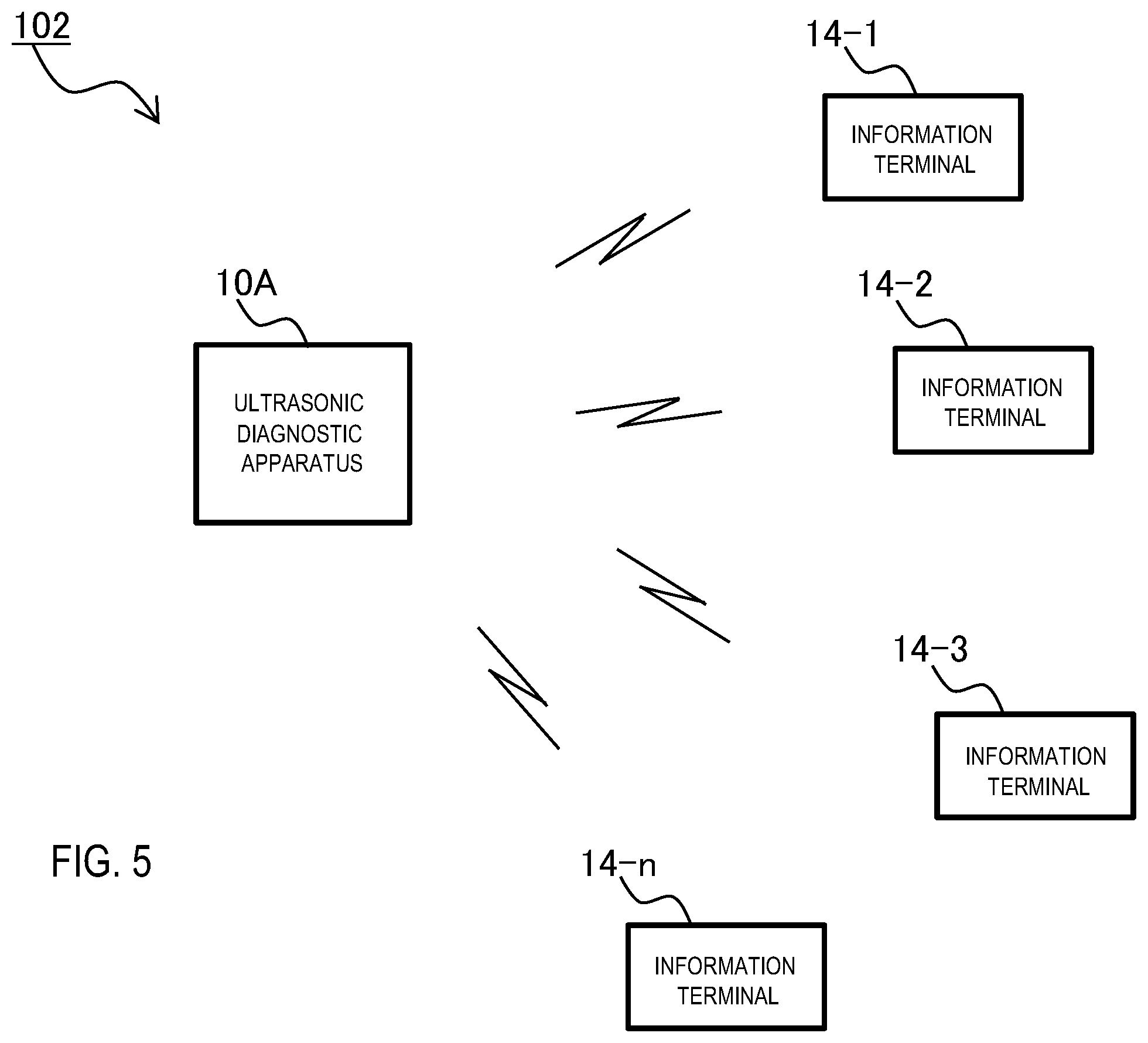 Patent US12376834 Figure 5 – Ultrasonic diagnostic apparatus