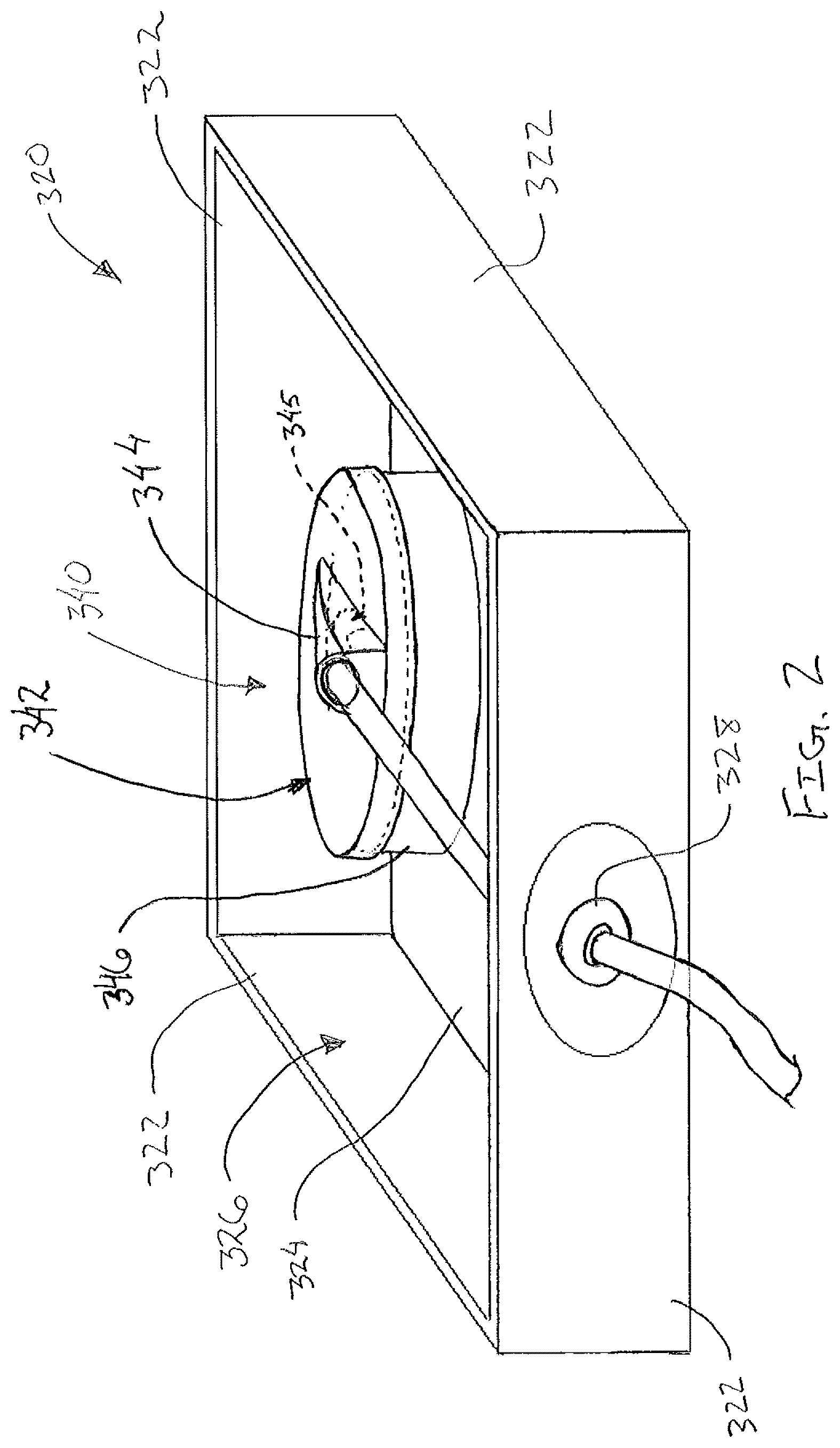 Patent US12376838 Figure 2 – Biopsy device with remote multi-chamber tissue sample holder