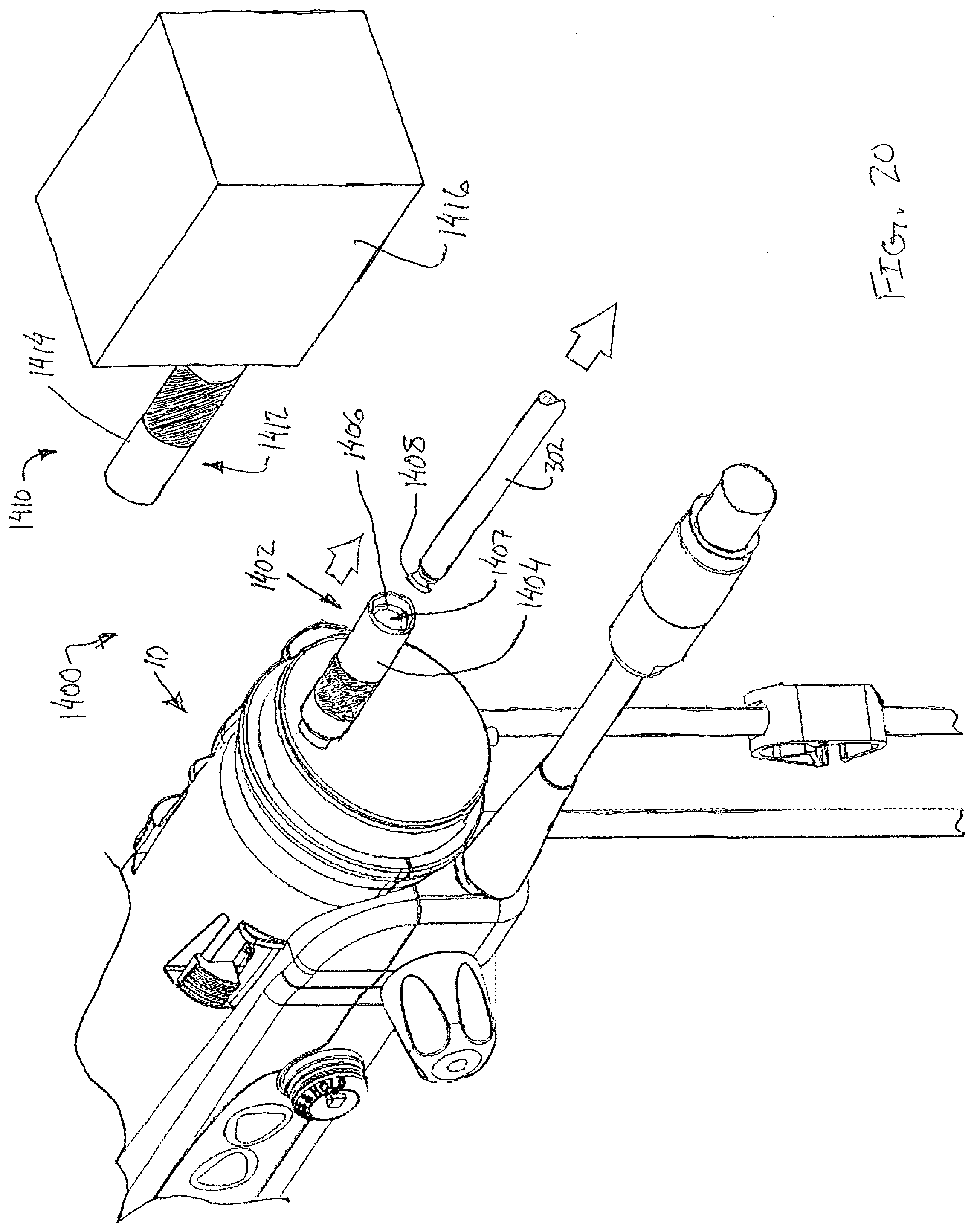 Patent US12376838 Figure 18 – Biopsy device with remote multi-chamber tissue sample holder