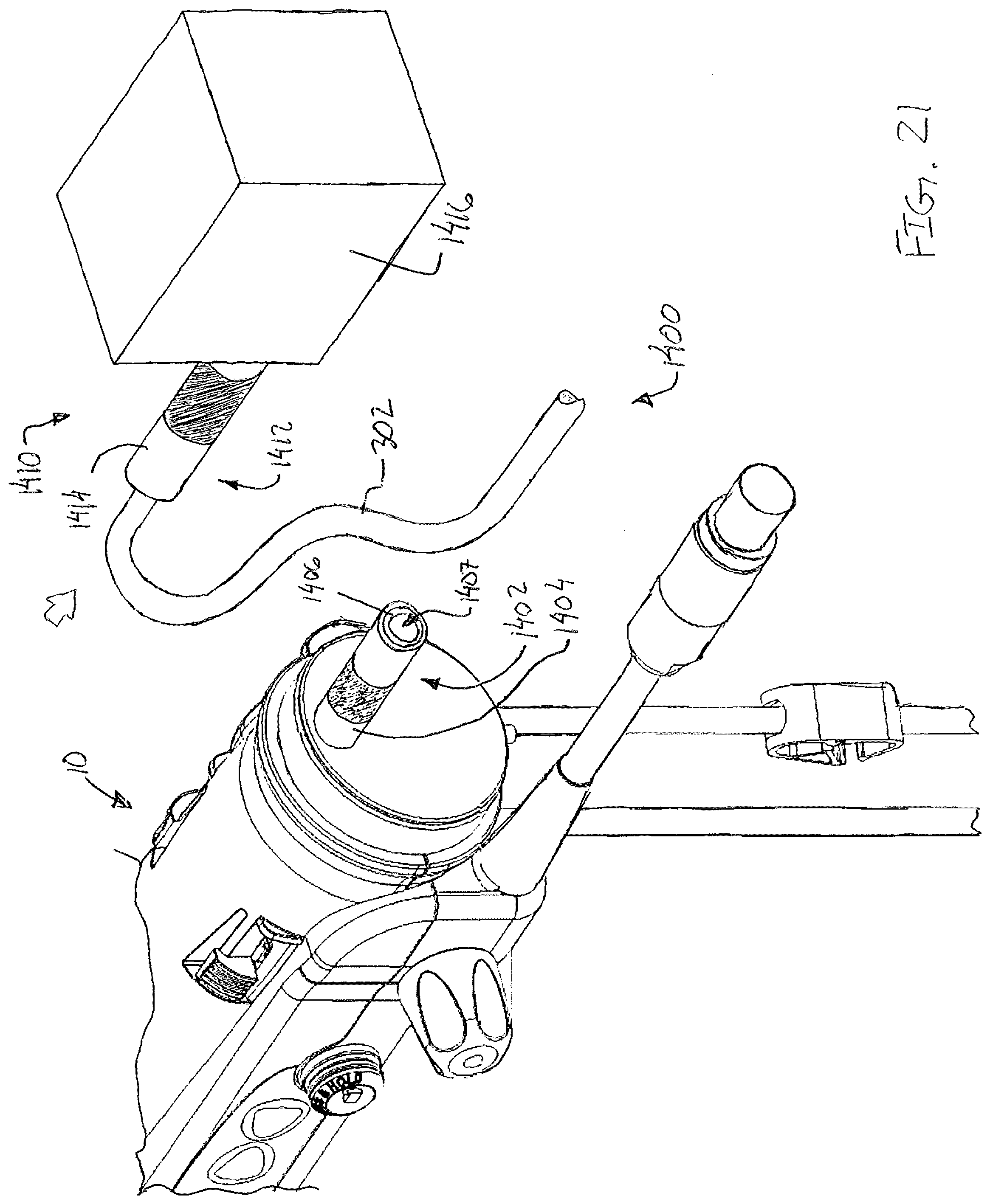 Patent US12376838 Figure 19 – Biopsy device with remote multi-chamber tissue sample holder