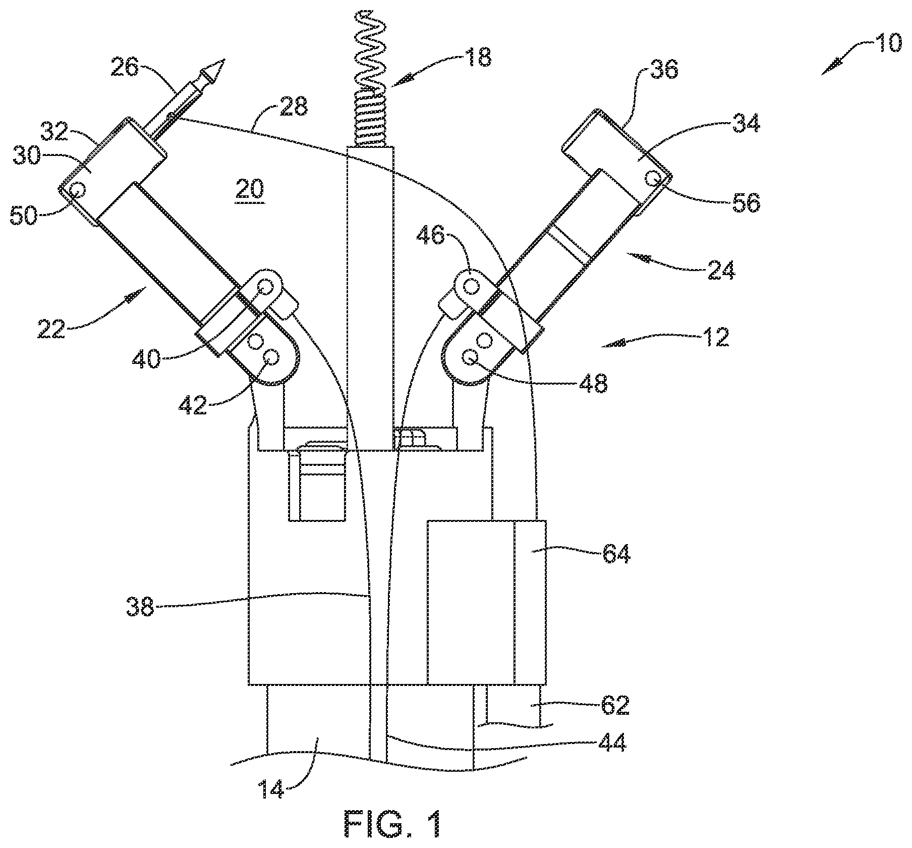 Patent US12376844 — Suture based closure device — Figure 1