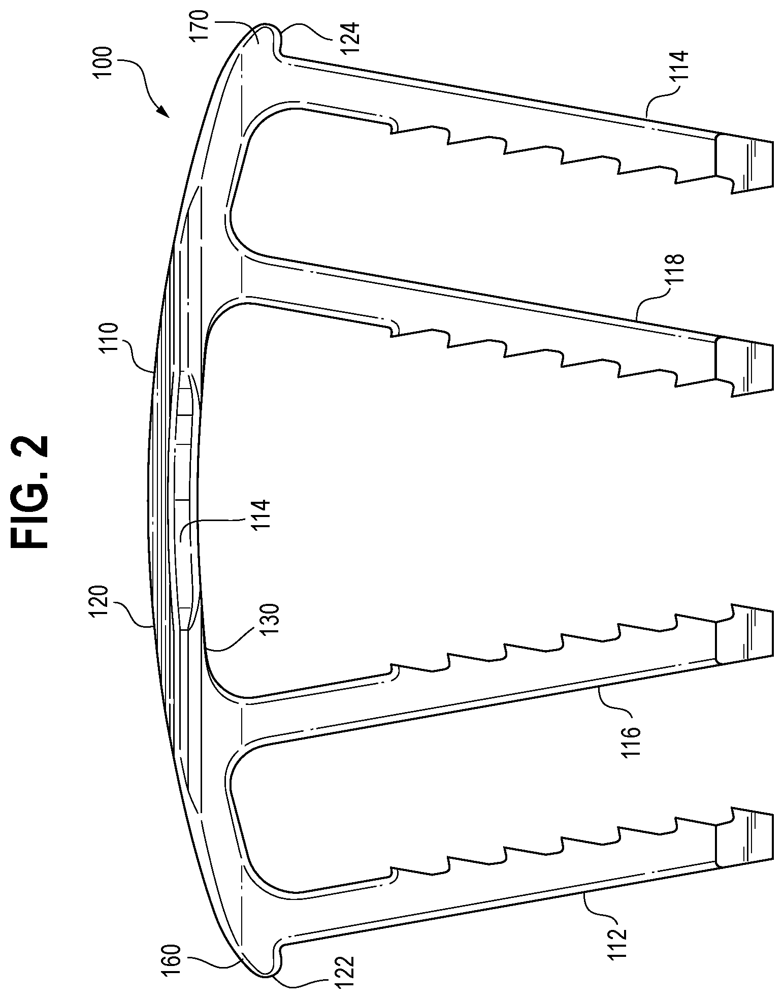 Patent US12376850 Figure 2 – Surgical staple