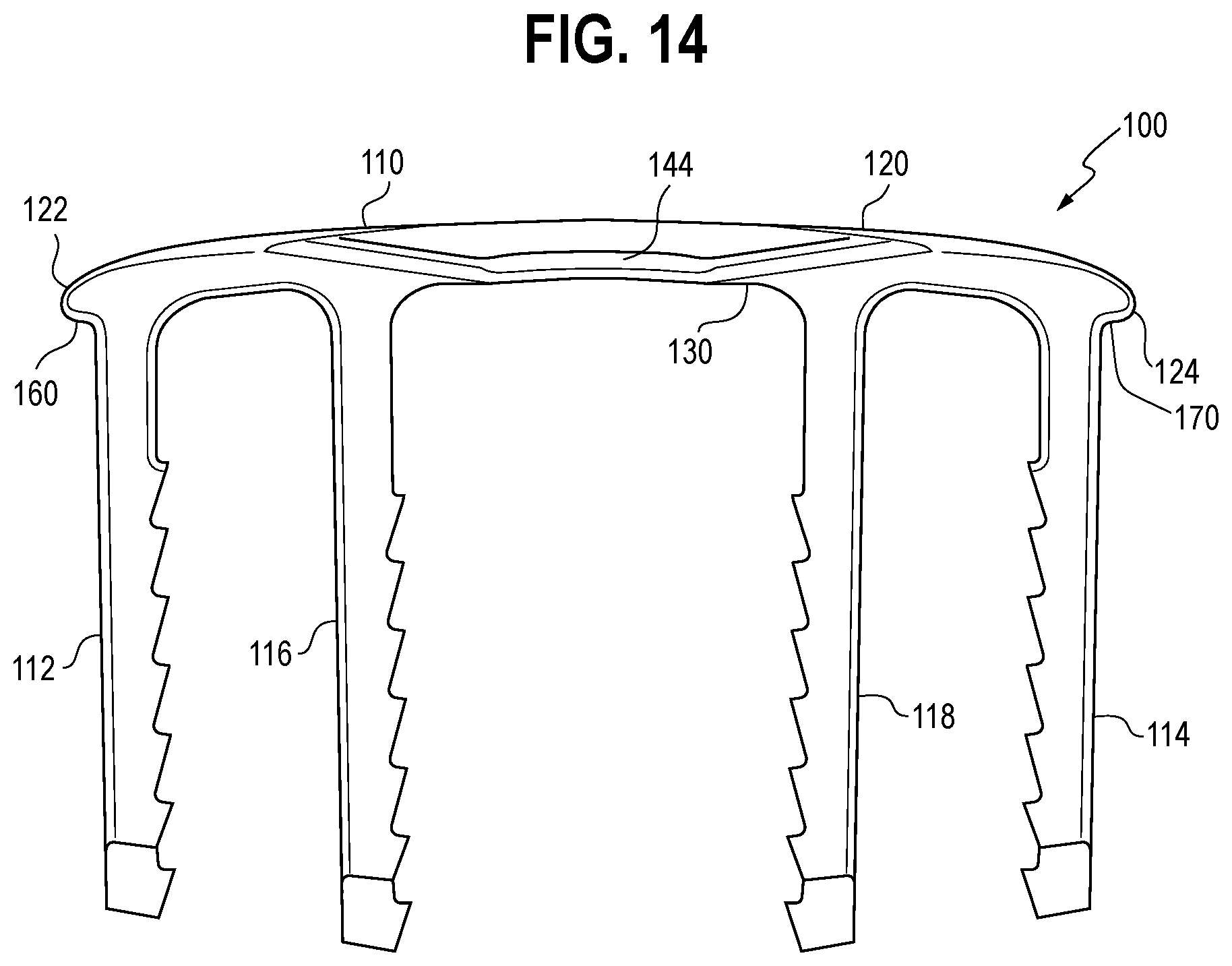 Patent US12376850 Figure 7 – Surgical staple