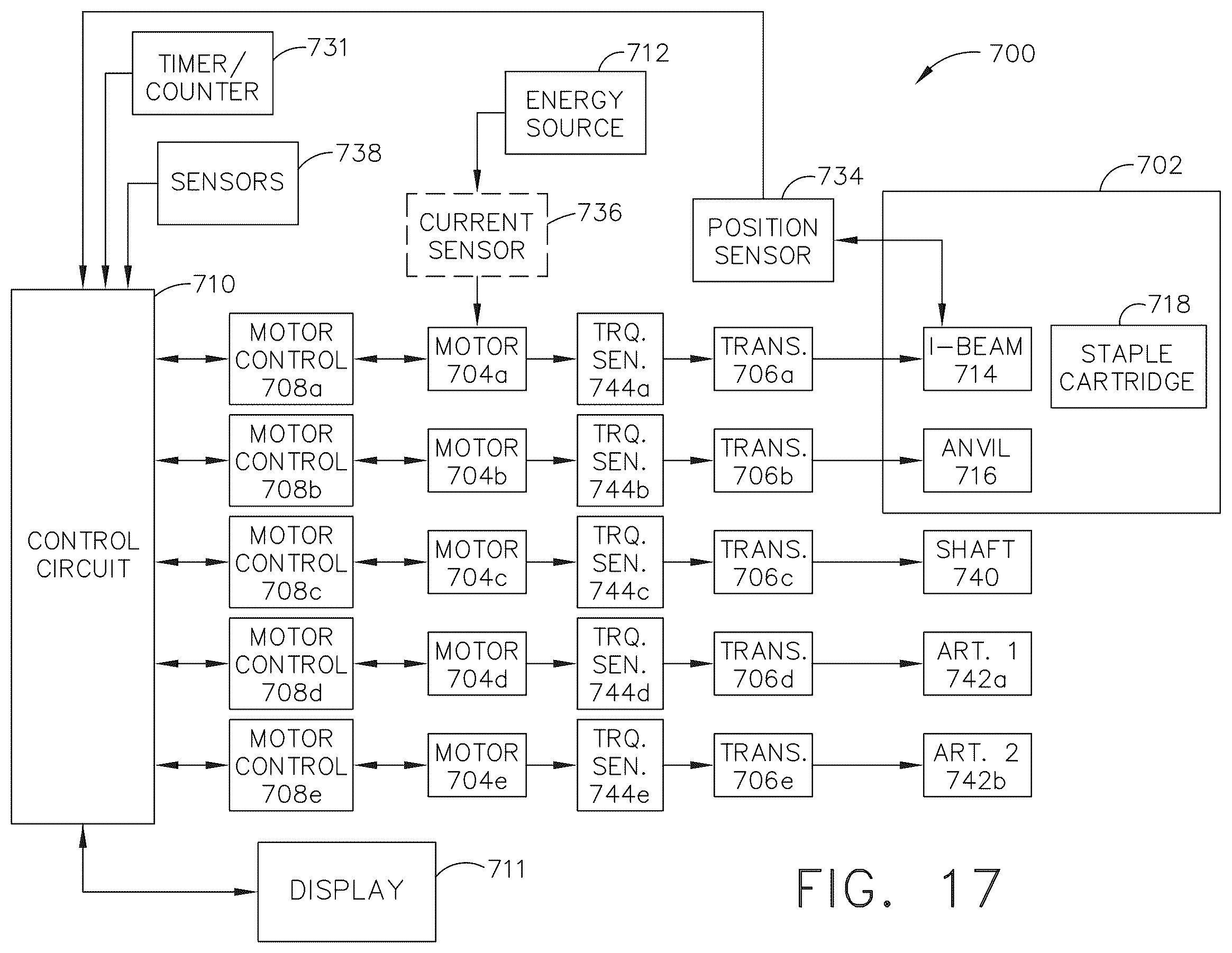 Patent US12376851 Figure 14 – Surgical instrument comprising flex circuit