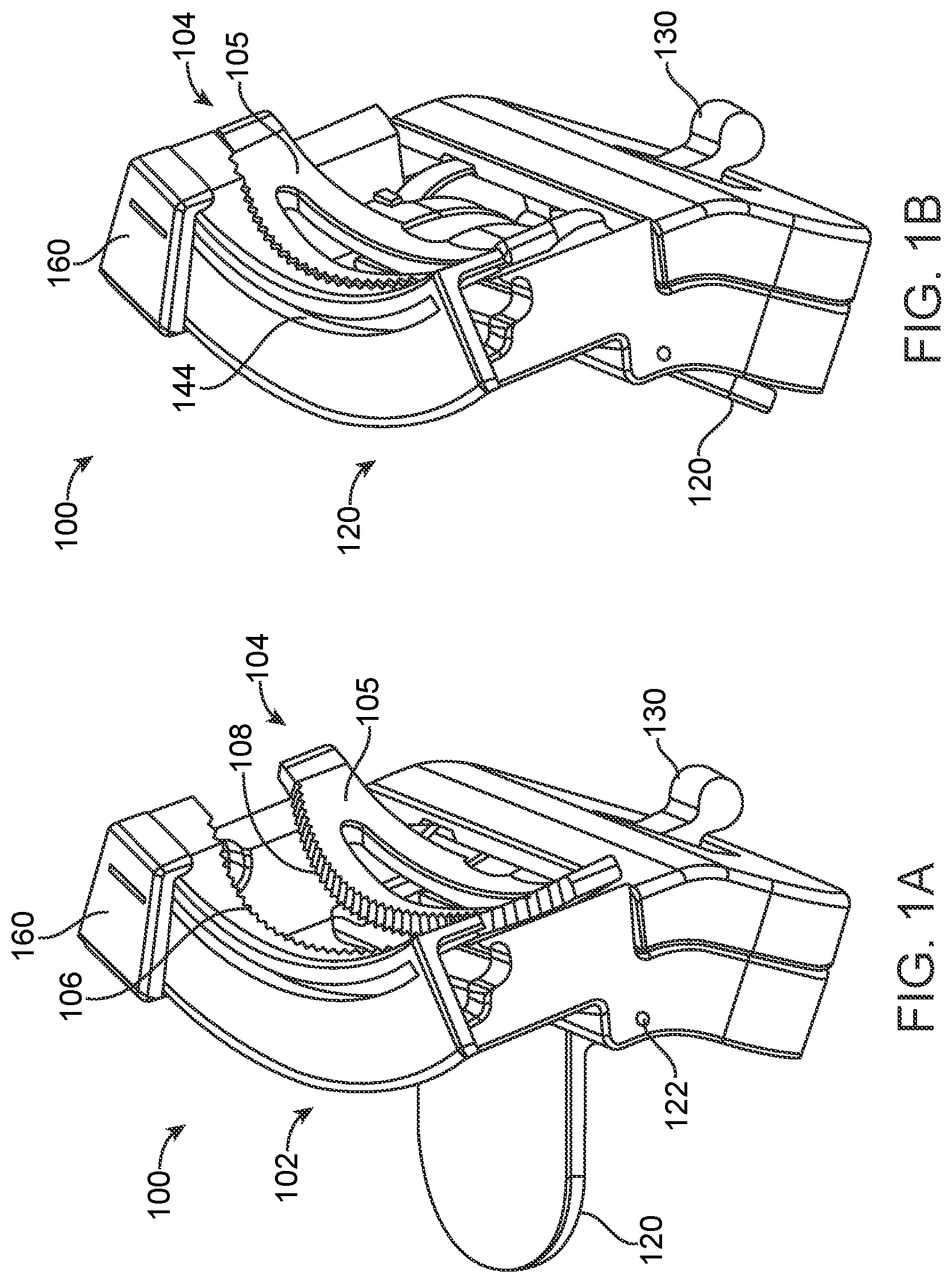 Patent US12376852 Figure 1 – Wound creation for excess skin removal and closure systems and methods