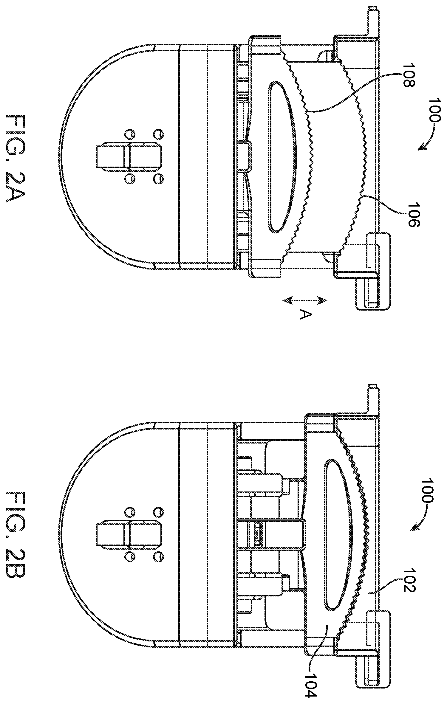 Patent US12376852 Figure 2 – Wound creation for excess skin removal and closure systems and methods