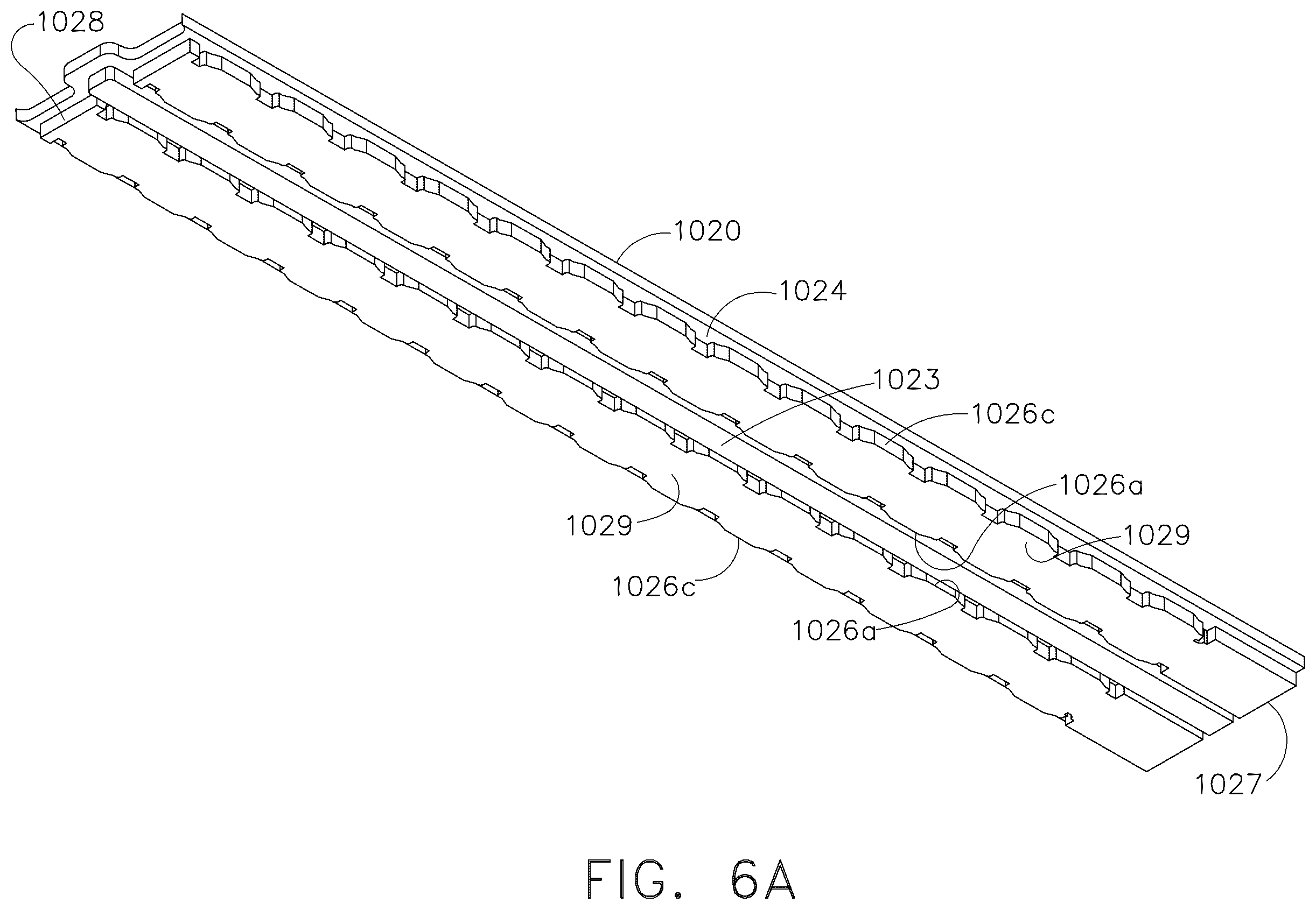 Patent US12376853 Figure 5 – Staple cartridge comprising a tissue thickness compensator