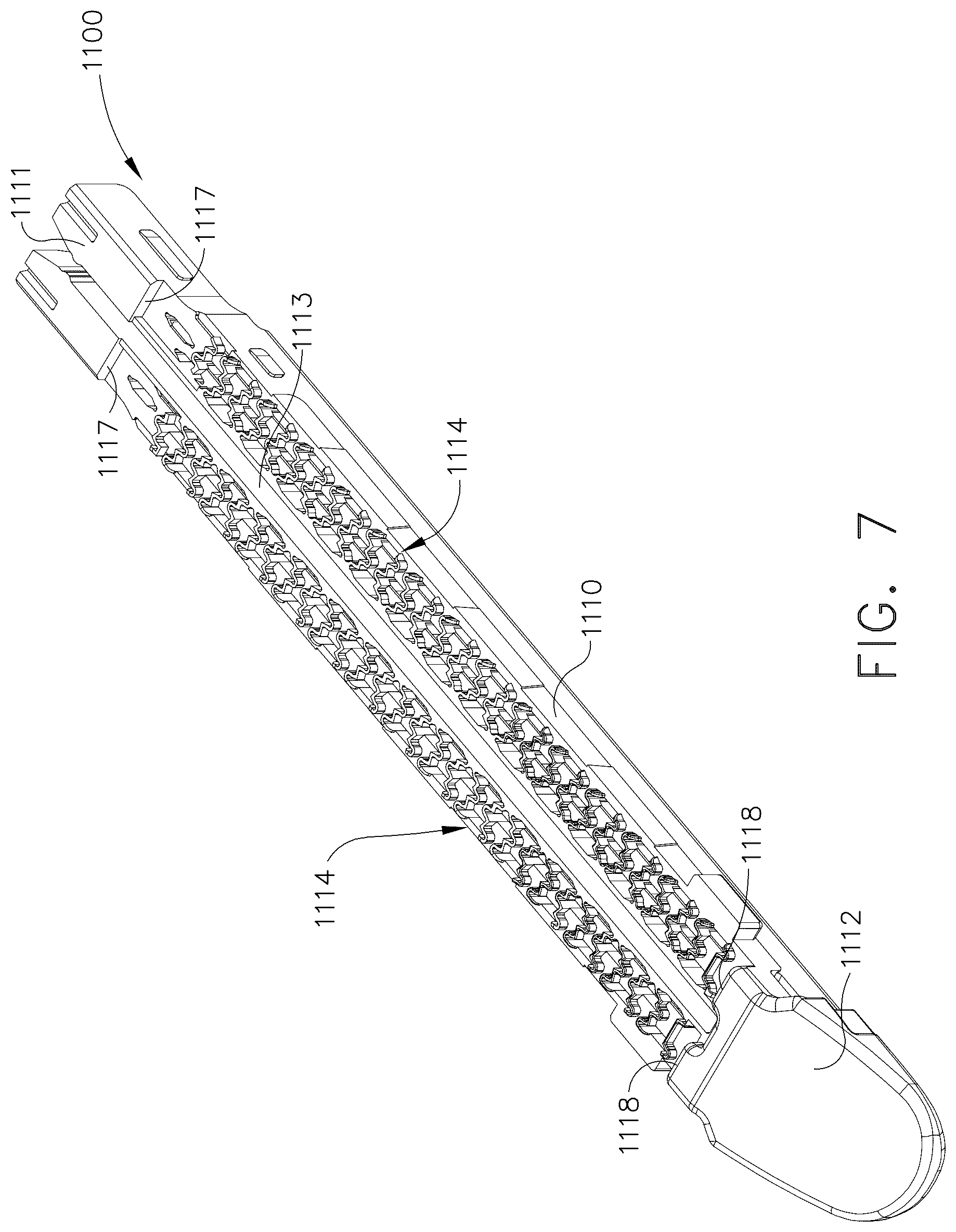 Patent US12376853 Figure 6 – Staple cartridge comprising a tissue thickness compensator