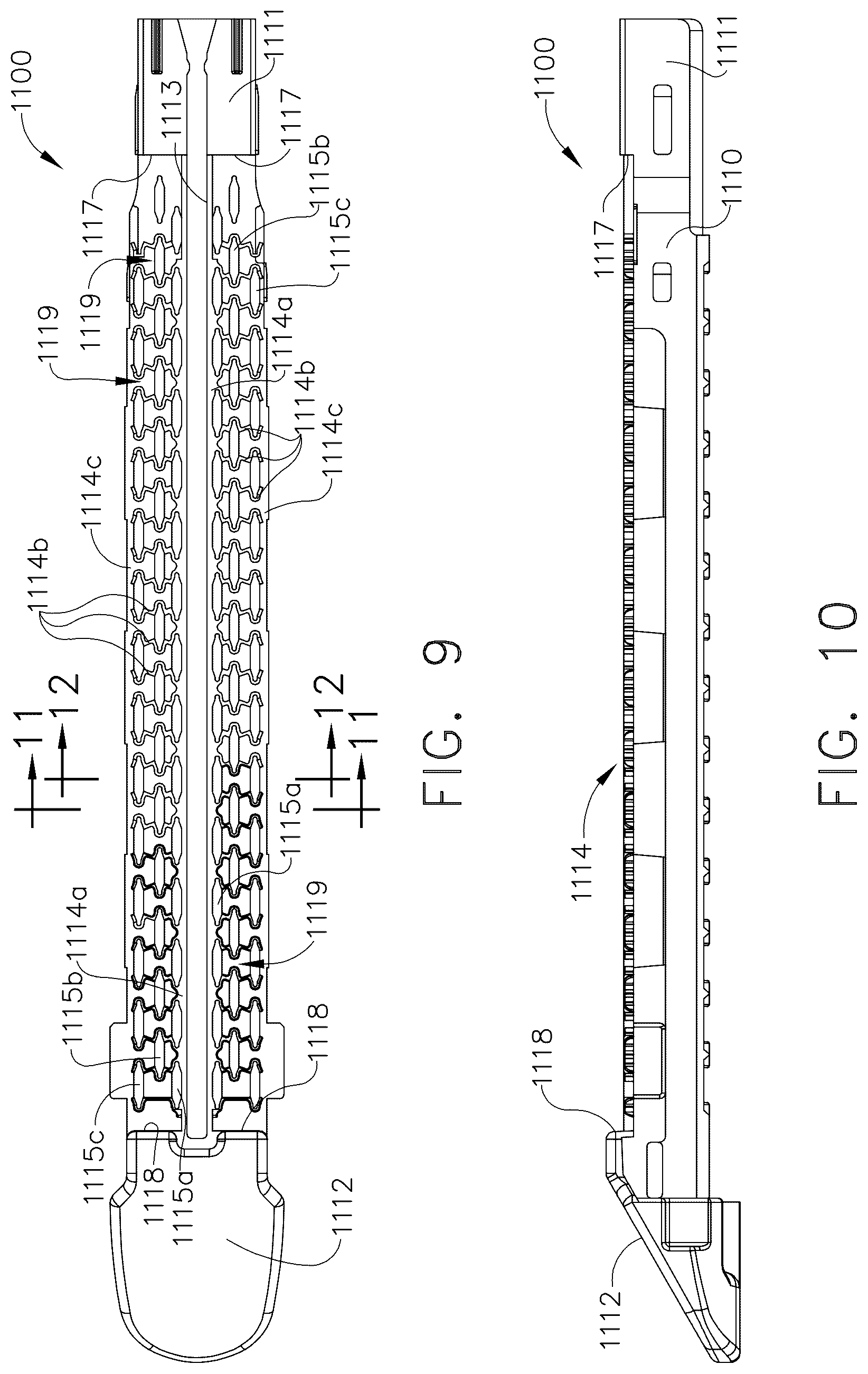 Patent US12376853 Figure 8 – Staple cartridge comprising a tissue thickness compensator