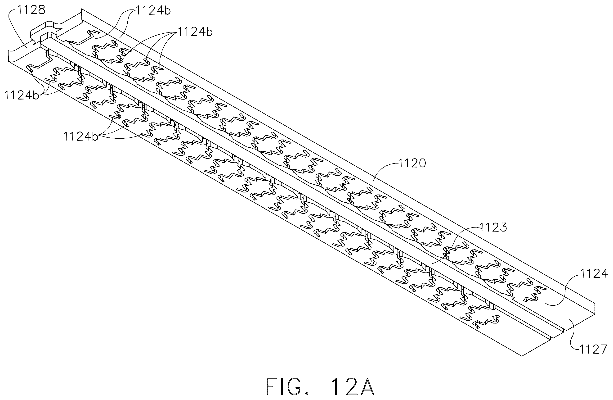 Patent US12376853 Figure 10 – Staple cartridge comprising a tissue thickness compensator