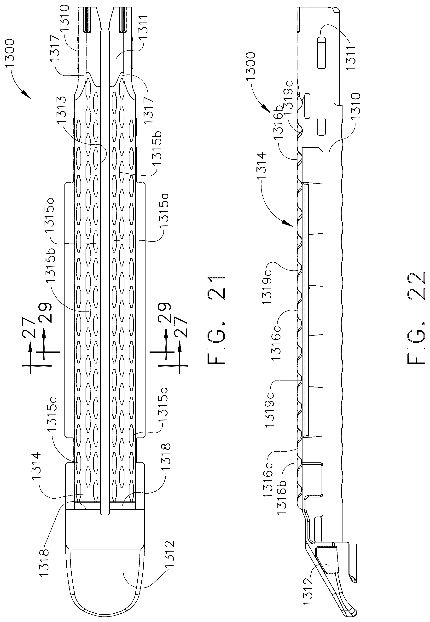 Patent US12376853 Figure 18 – Staple cartridge comprising a tissue thickness compensator