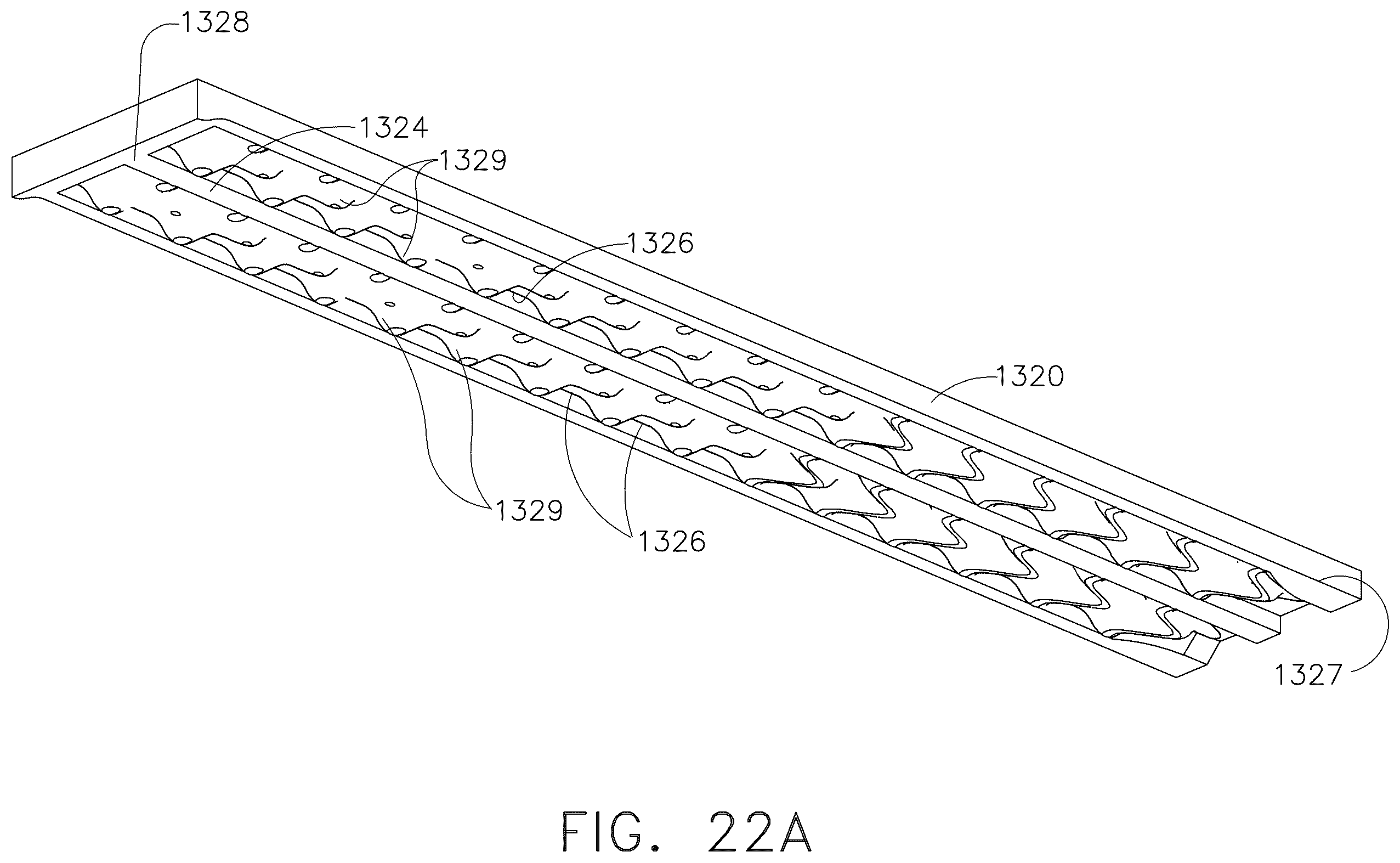 Patent US12376853 Figure 19 – Staple cartridge comprising a tissue thickness compensator
